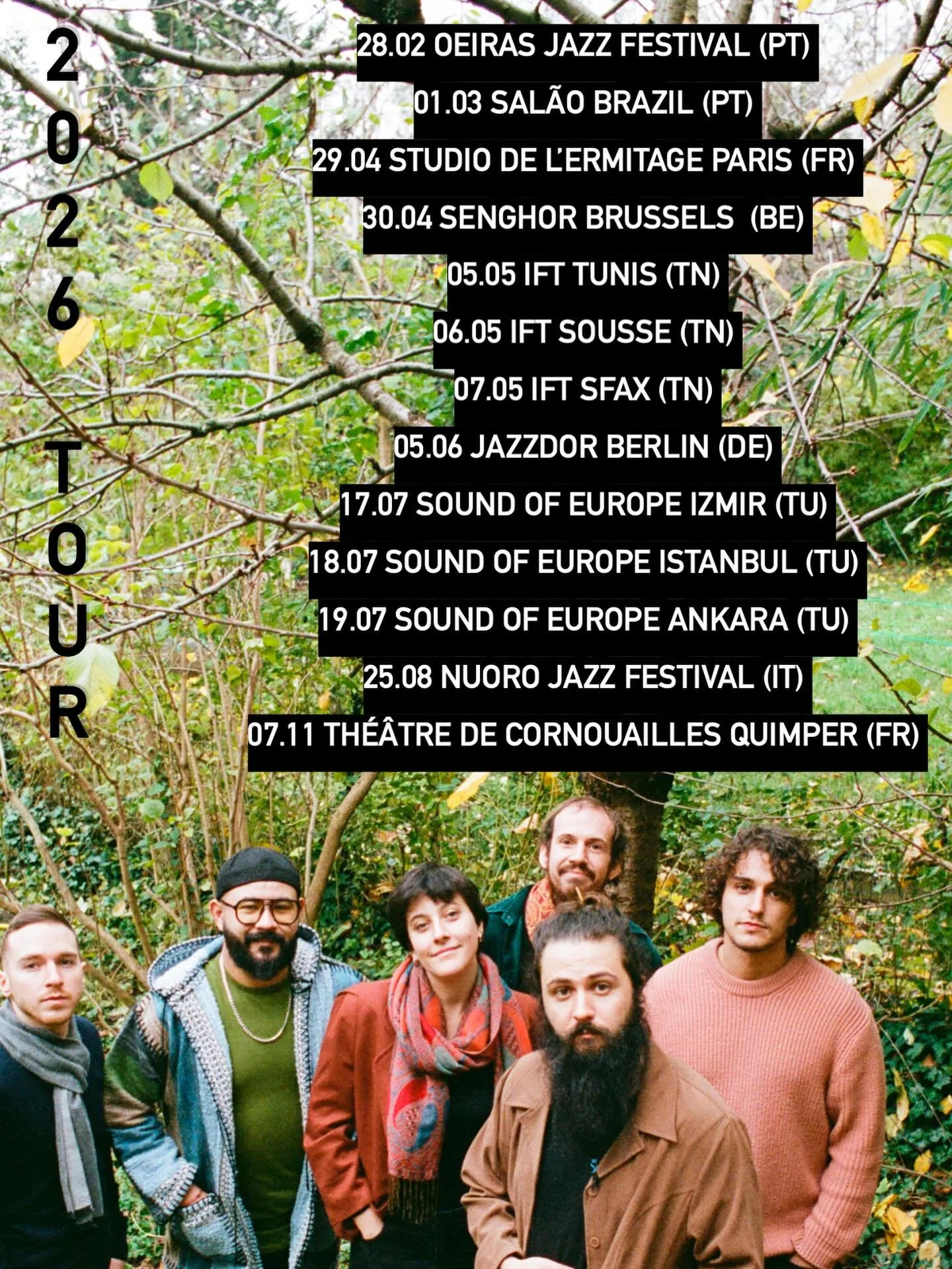 Mosa&iuml;c tour is back on track next week 🔥

🔜 29/04 STUDIO DE L&rsquo;ERMITAGE PARIS
🔜 30/04 SENGHOR BRUSSELS

Avec le soutien de l&rsquo;Adami et de la Spedidam