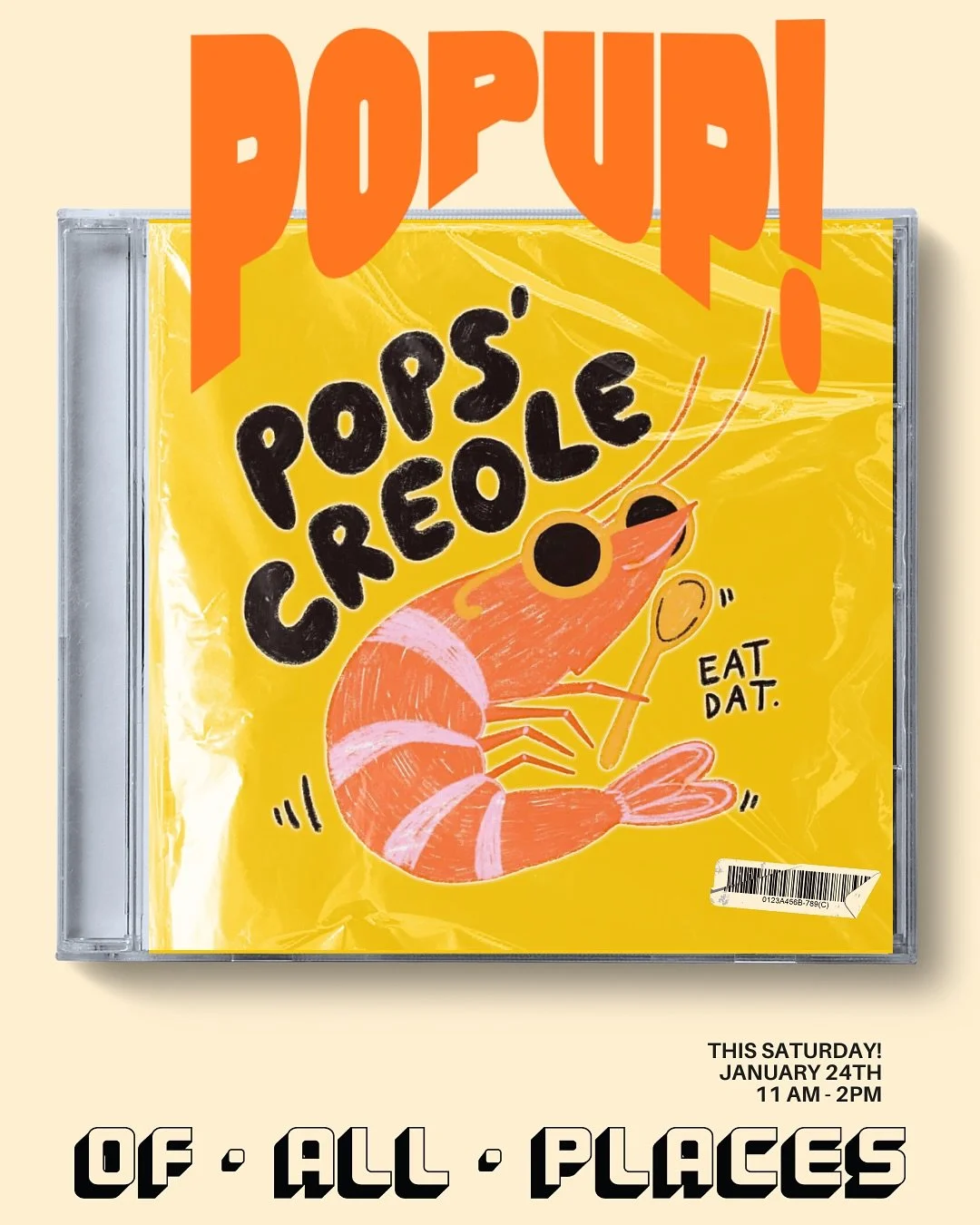 This Saturday, friends! @pops_creole is back. Be there, or be sad. 

CHICKEN, SAUSAGE AND SMOKED HAM HOCK GUMBO SERVED WITH RICE 🐔

JAMBON BEURRE BAGUETTE 🧈

 HOT PORK AND SAGE SAUSAGE ROLL WITH CARMELIZED ONION AND CREOLE HONEY MUSTARD 🐷

BRAISED