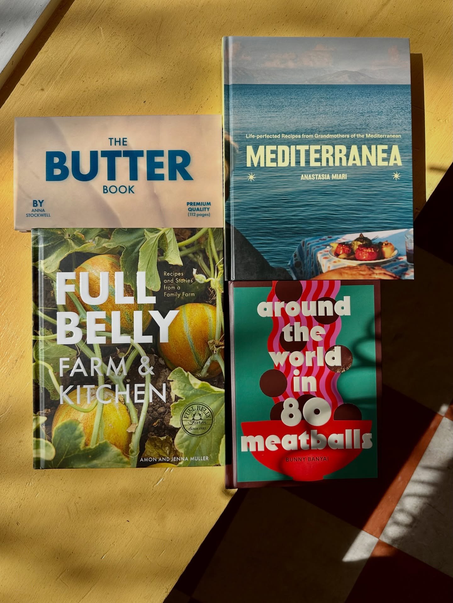 New cookbooks just in! Come flip through them in our adorable air conditioned little market. 😎