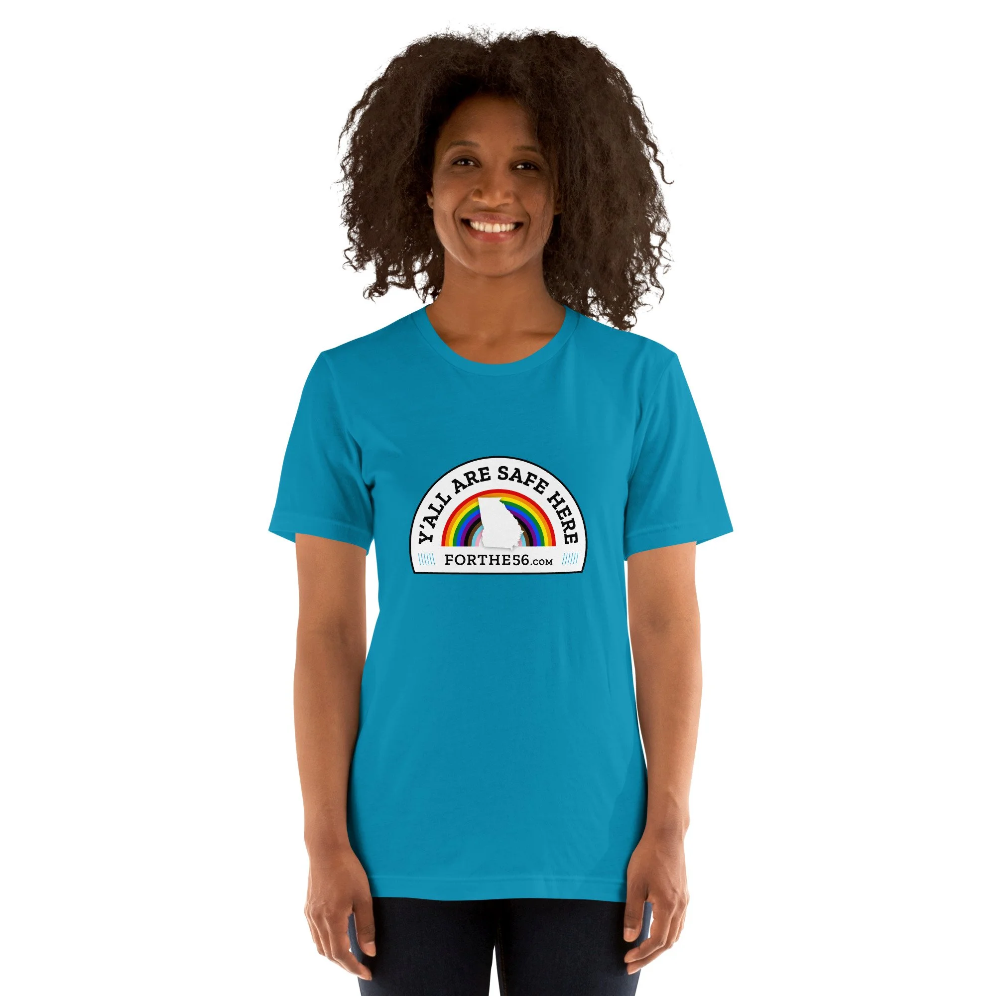 "Y'all are Safe Here" in Georgia unisex t-shirt