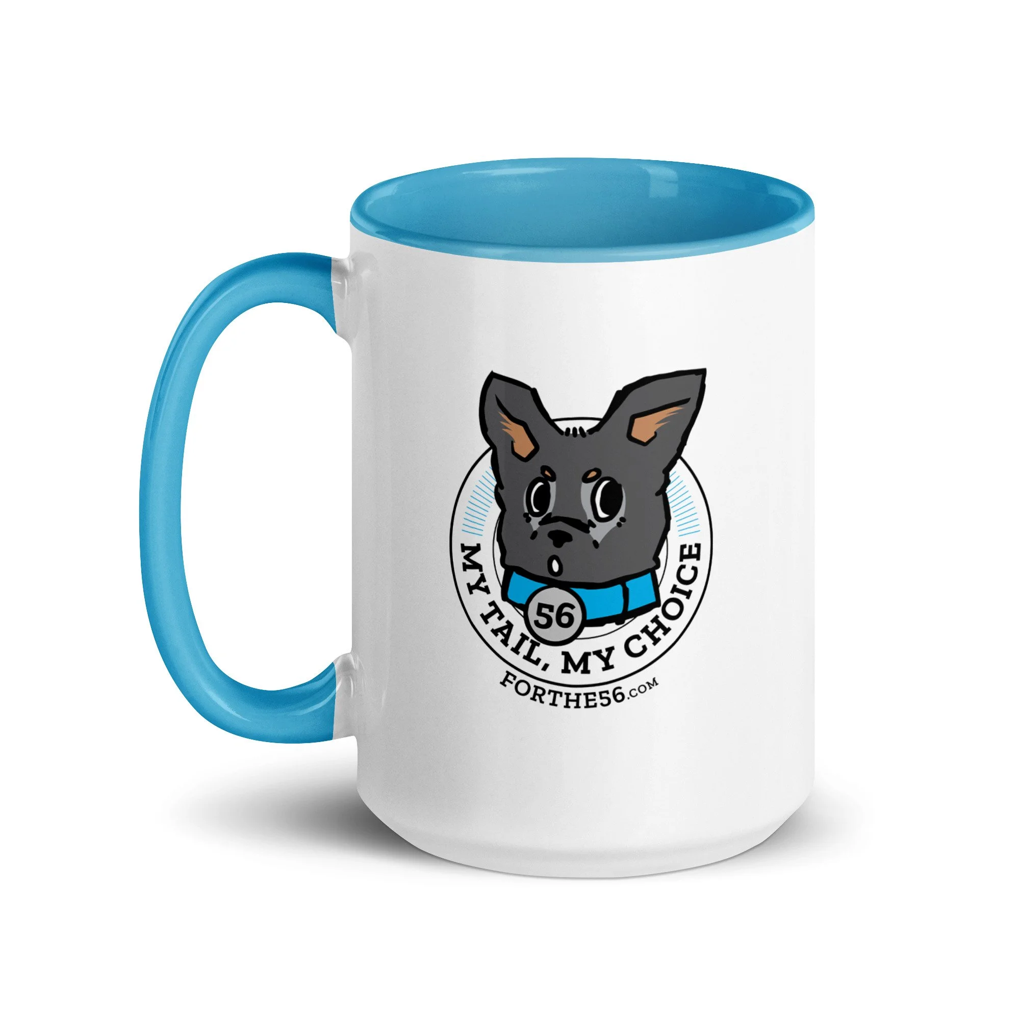 "My Tale, My Choice" mug with interior color