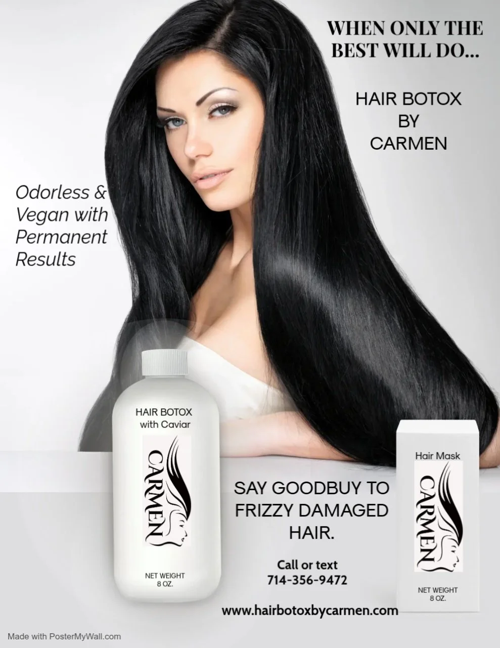 Hair Botox with pure caviar
