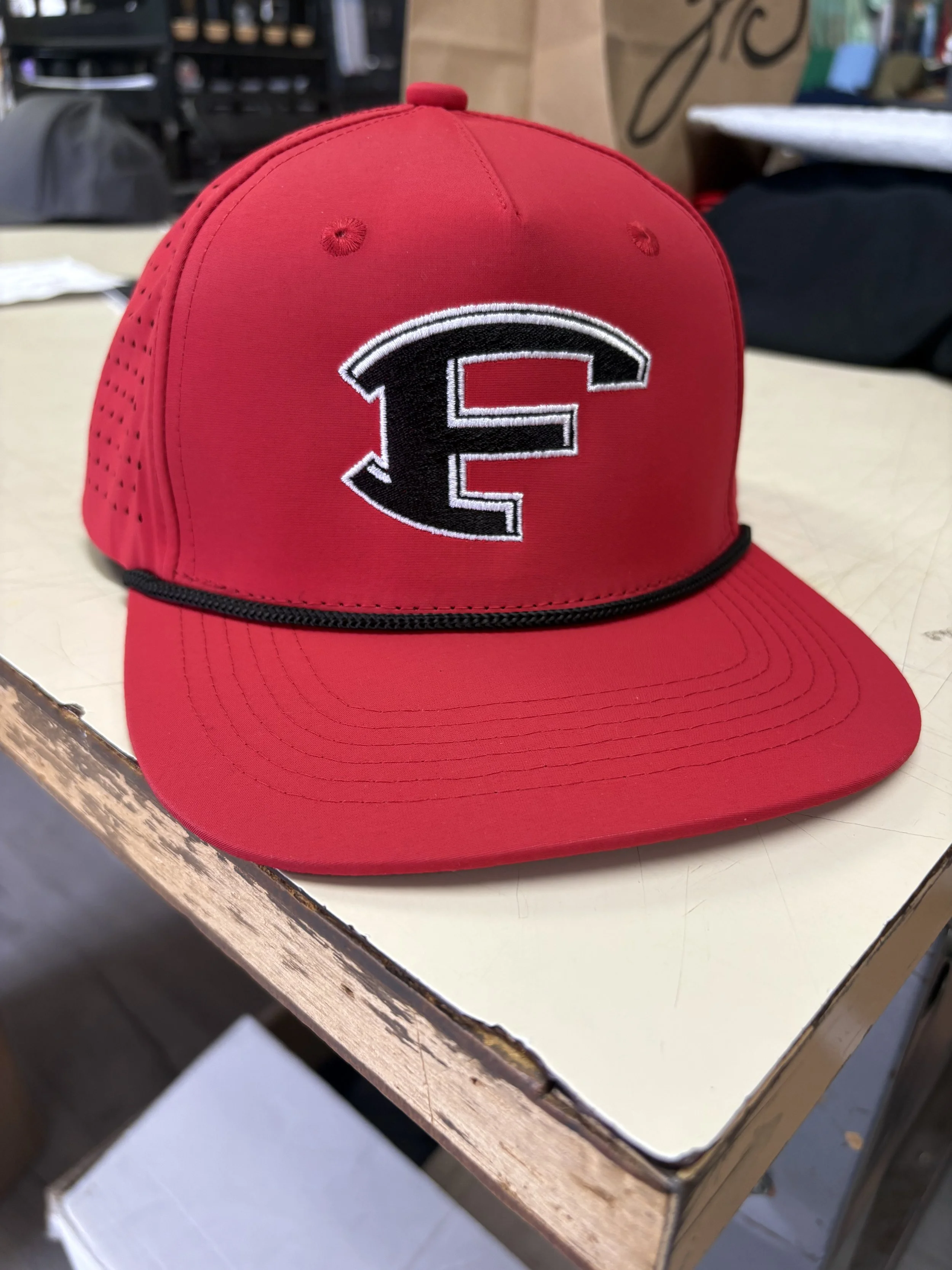 Perforated F Rope Cap