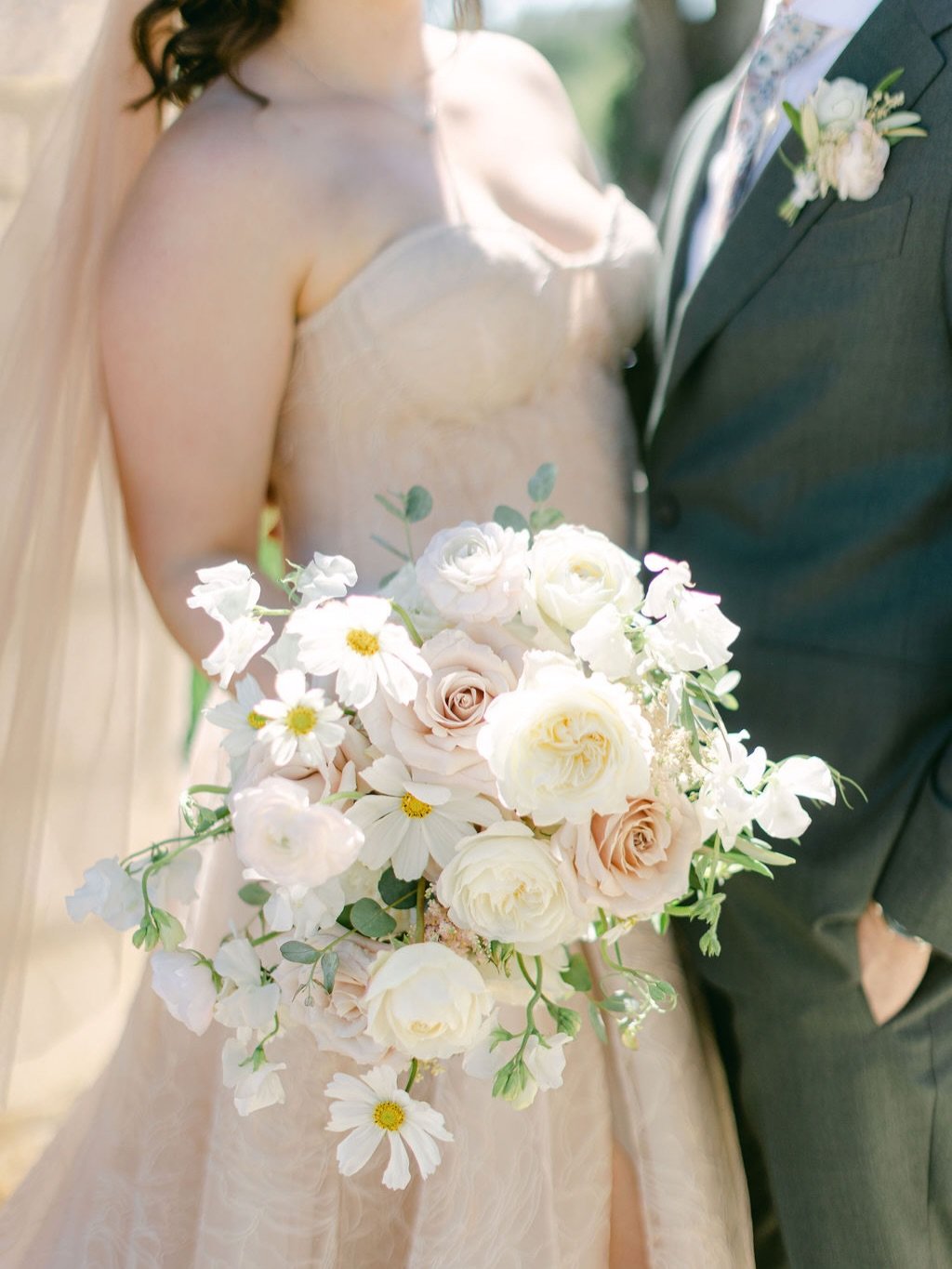 Sometimes engagement time can last a year or two but for this couple, it took them 5 years to get their wedding plans in order!And the wait was so worth it!Super fun spring wedding with great food, a live band, the groom surprising his wife with a li