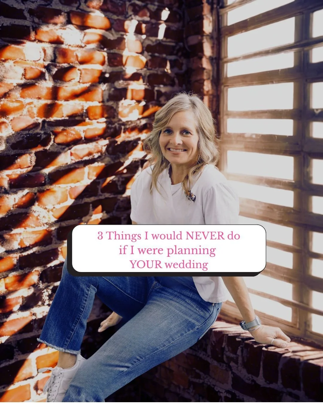 ...and after 20 years of planning hundreds of weddings, I don't say these lightly.

1. I would never leave dozens of decisions until the last week of your wedding.
2. I would never give you unrealistic advice about your wedding budget.
3. I would nev