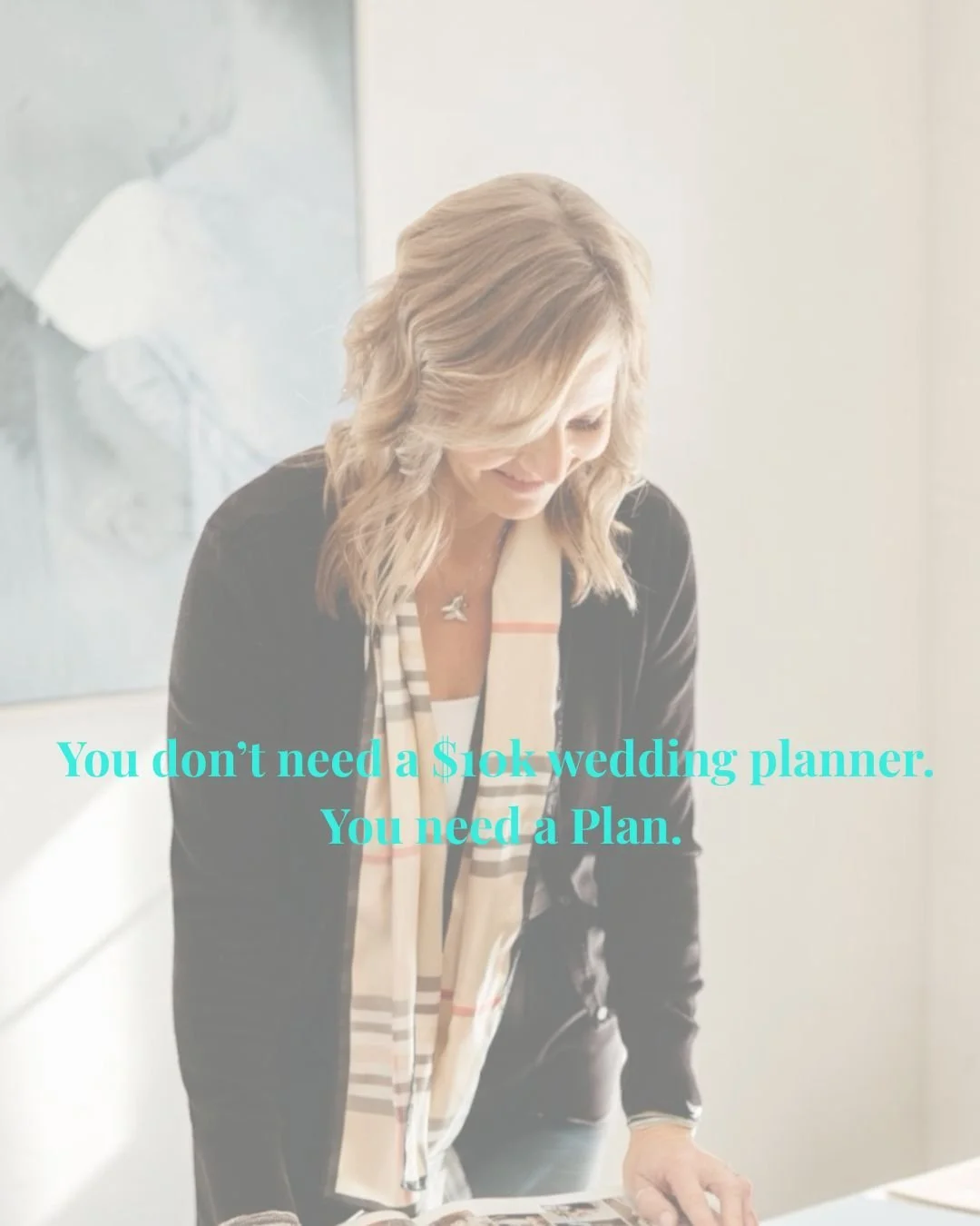 I know what it's like to sit there thinking, "I can't afford a wedding planner, so I guess I'm on my own."

You're not. There's a whole space between "hire it all out" and "figure it out alone" &mdash; and that's exactly