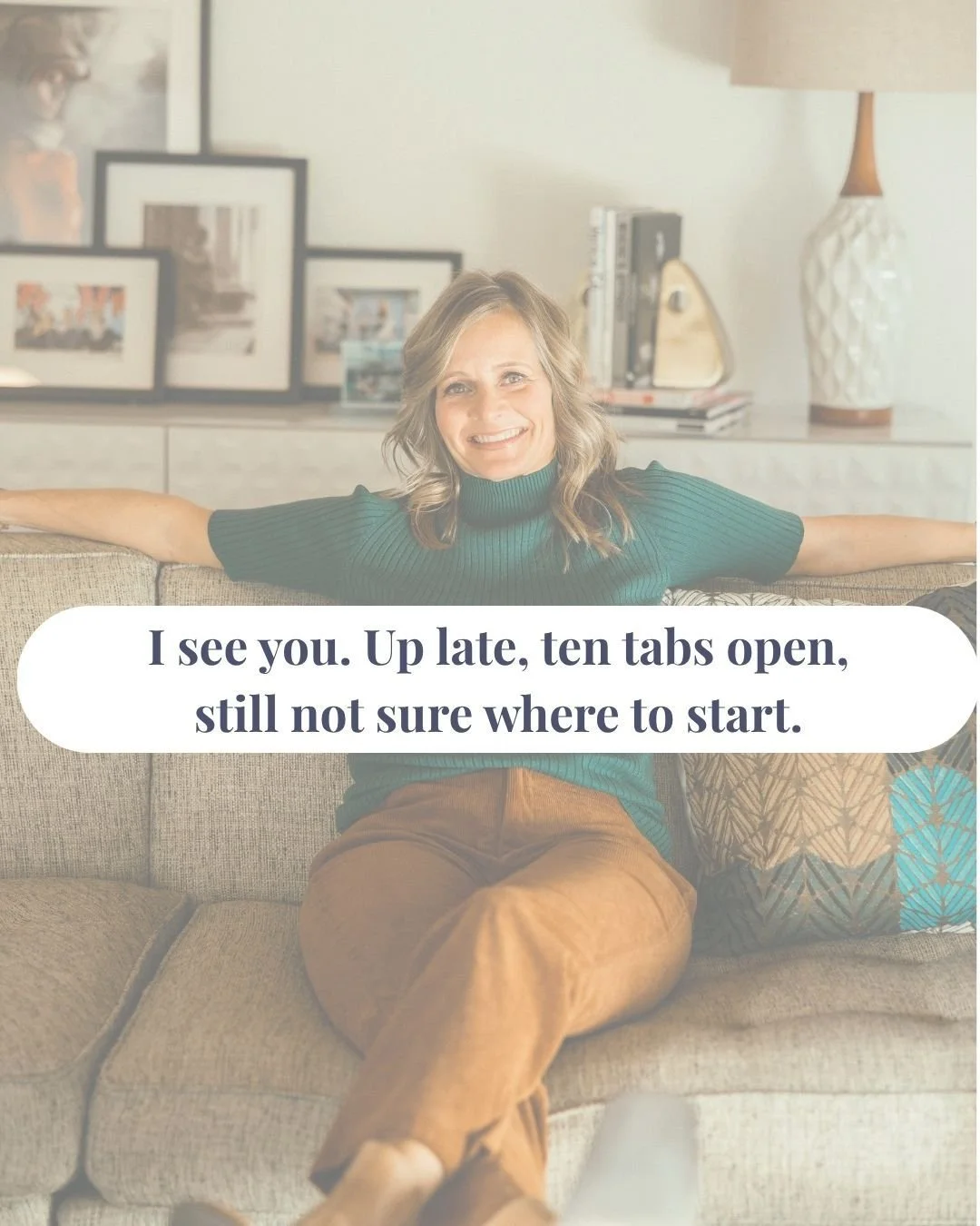 I know exactly what that looks like &mdash; I've watched hundreds of brides live it before we ever started working together.

The googling at midnight. The comparing yourself to weddings on Instagram. The fear of getting it "wrong."

I'm no