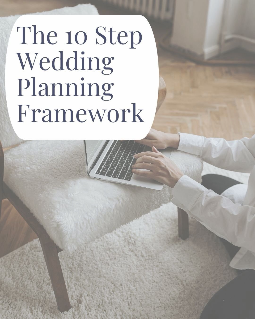 Here's a sneak peek at the exact framework I give every bride I work with.

Most couples try to plan a wedding by tackling 20 things at once. That's exactly why it feels impossible.

These 3 steps? Just the beginning. There are 10 total &mdash; in or