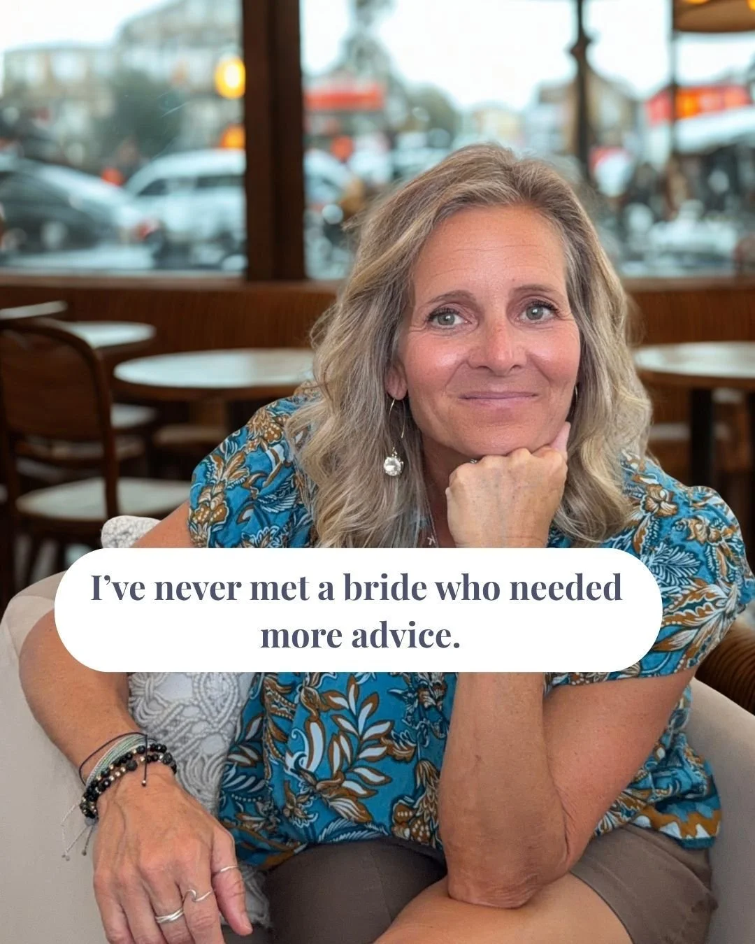 In 20 years, I've never met a bride who needed more advice.

Every one of them was already drowning in advice &mdash; from Pinterest, from her mom, from every wedding account she followed. More opinions were never the problem.

What every single one 