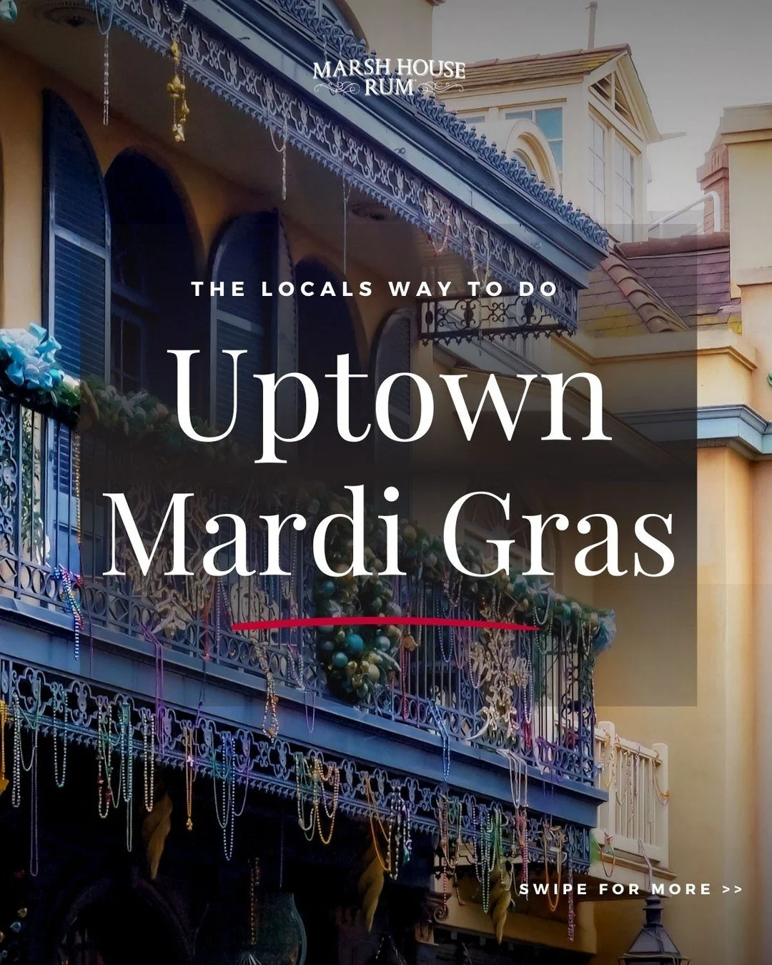 Where do you do Mardi Gras? 

For us, Uptown is where the traditions run deepest, the celebrations are neighborhood-first, and every parade has its own personality. Whether you're chasing Tucks or are here for the Bacchus, let's raise a glass to the 