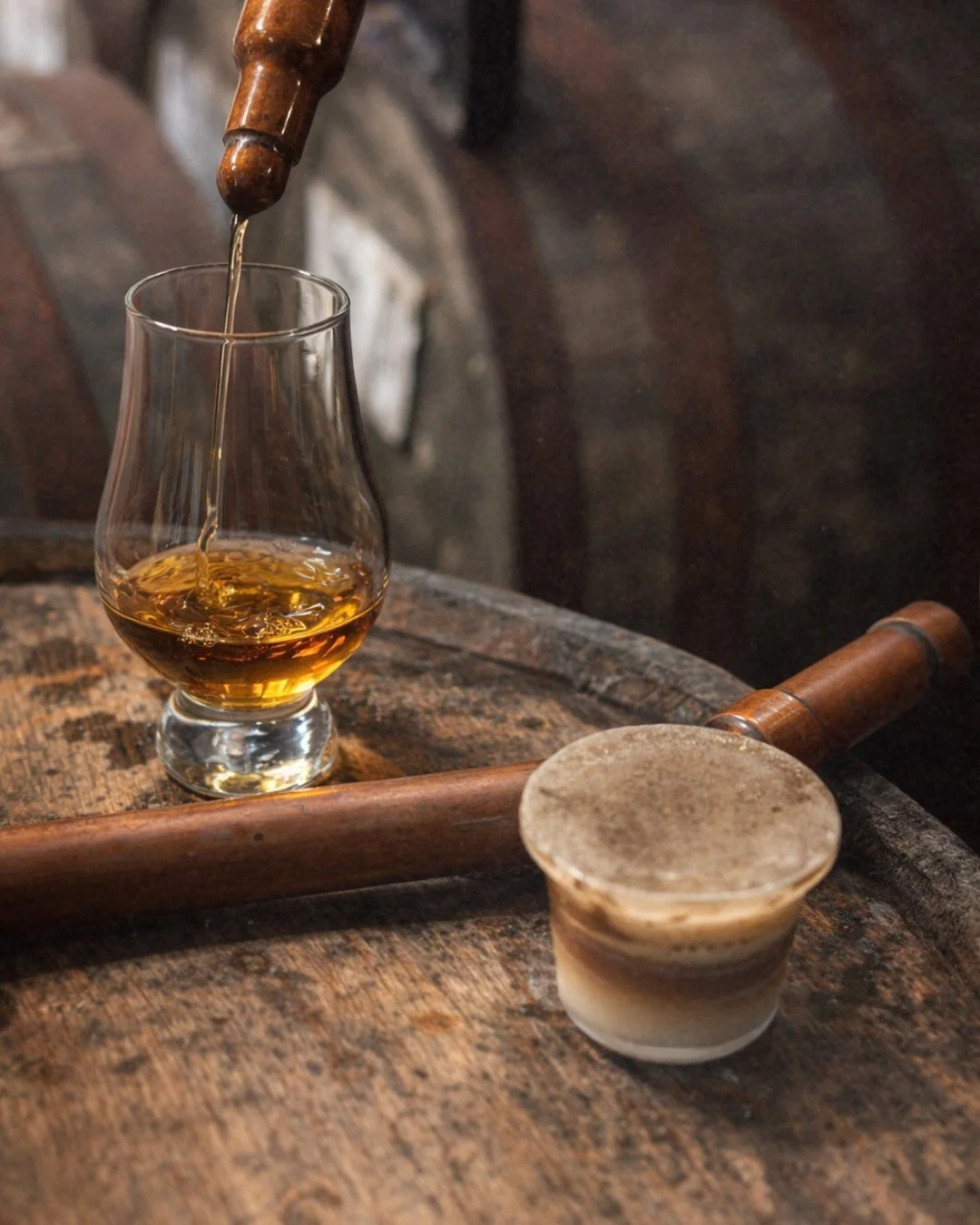 Two years in bourbon barrels. Two years of New Orleans humidity working its magic.

The result? Caramel, cola, citrus, and sea air, bottled at barrel strength. Sip it neat or shake it into your next cocktail.