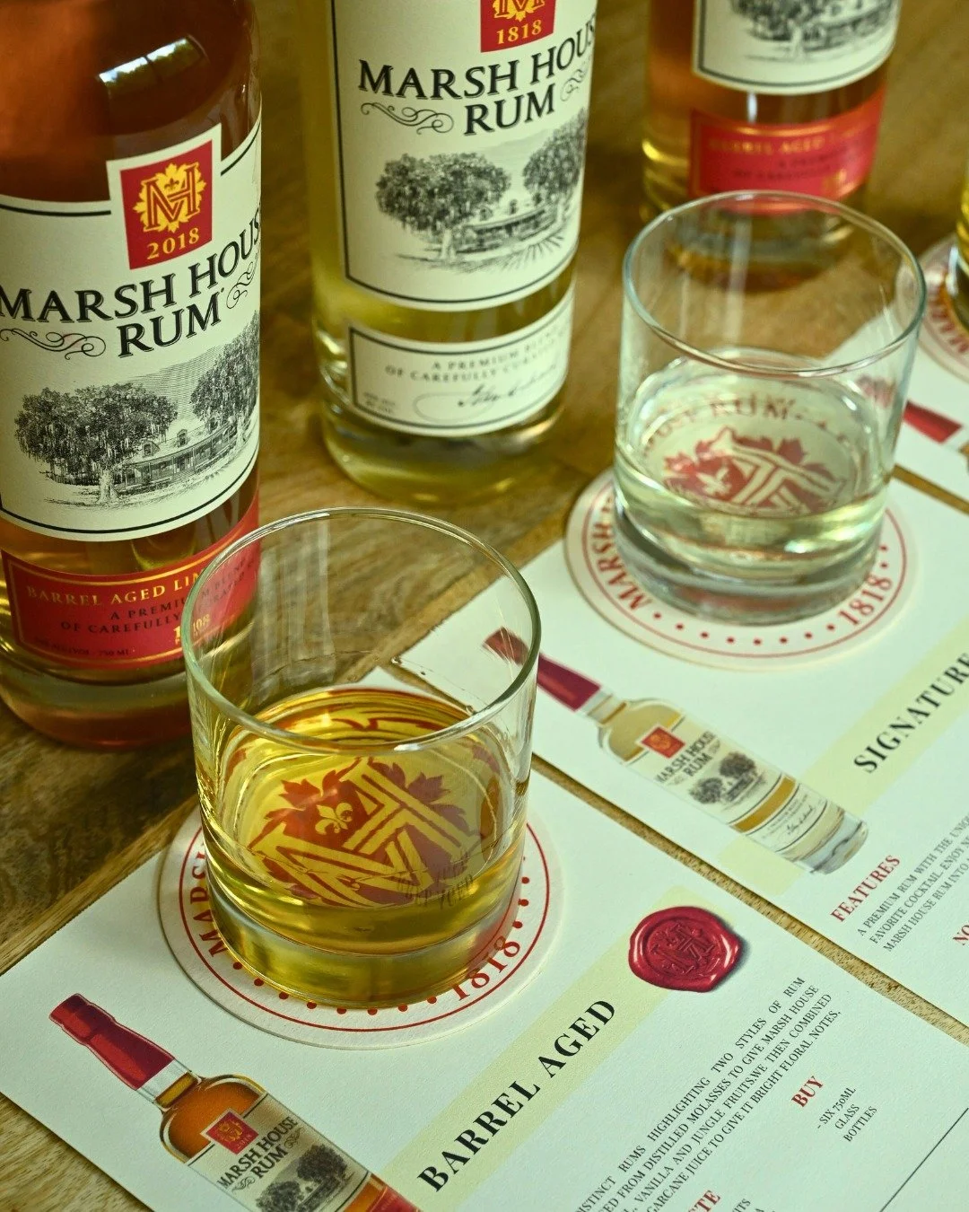 Two expressions. Same Louisiana roots. 

🥃 SIGNATURE RUM
A curated blend of three rums&mdash;molasses-distilled meets fresh sugarcane juice.

Taste &rarr; Cola, caramel, vanilla, jungle fruits, bright floral notes
Aroma &rarr; Crisp sea air, citrus
