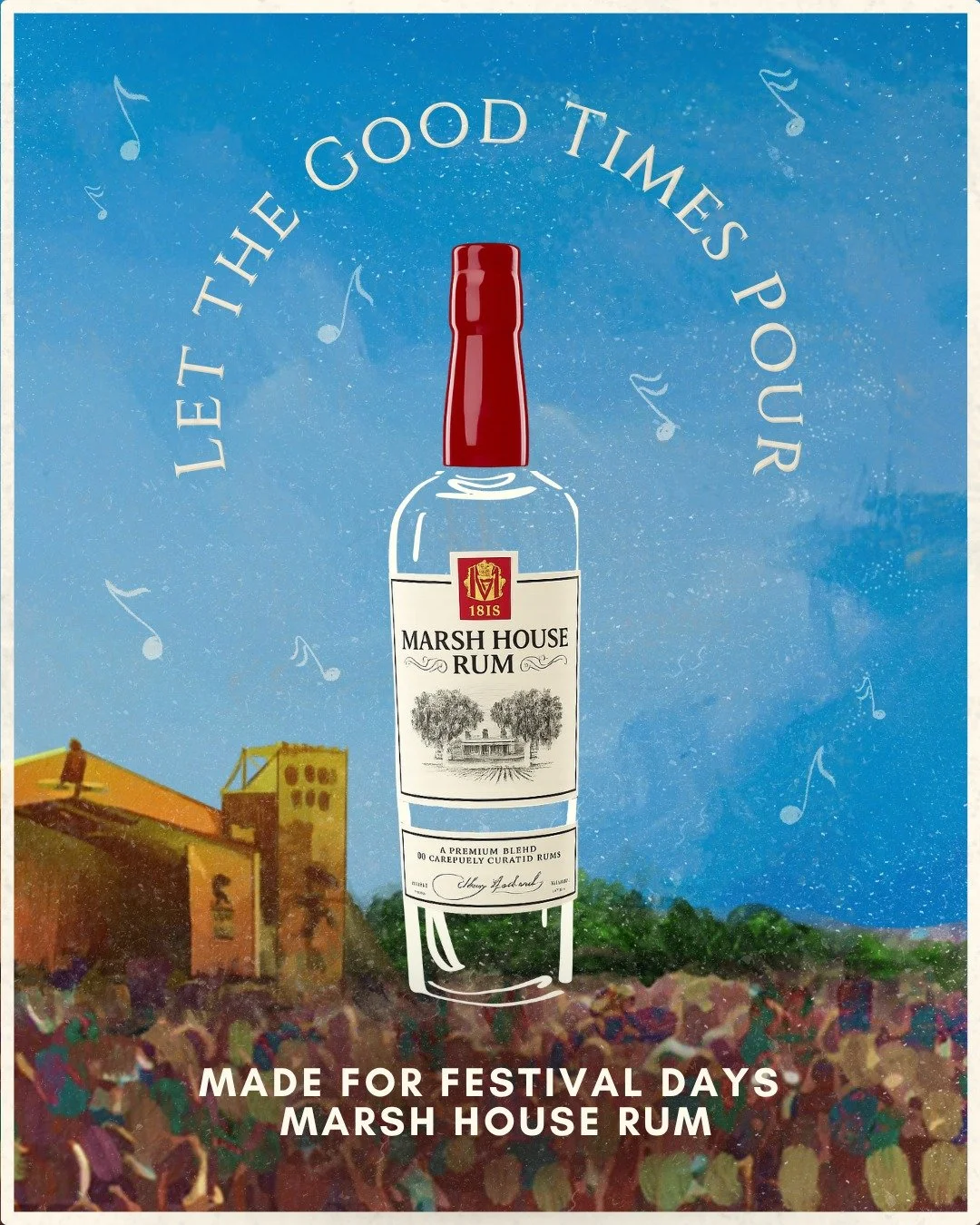 If there's one thing we know about Jazz Fest days, it's that the music hits different when you've got the right drink in hand.

Marsh House Rum was made for moments like these&mdash;when the second line's rolling, the horns are blaring, and you're su
