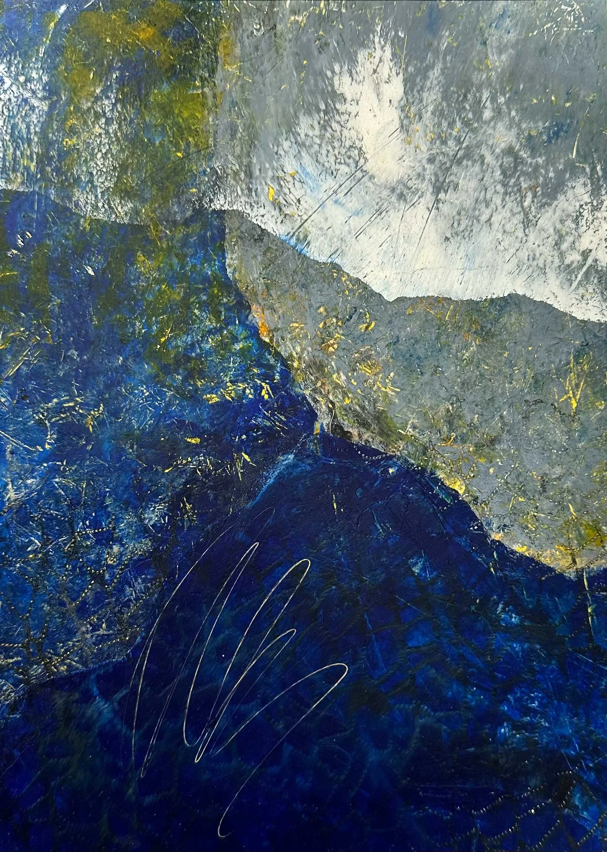 Shoreline I - SOLD
 
cold wax medium
 
356mm x 280mm framed
 
$450