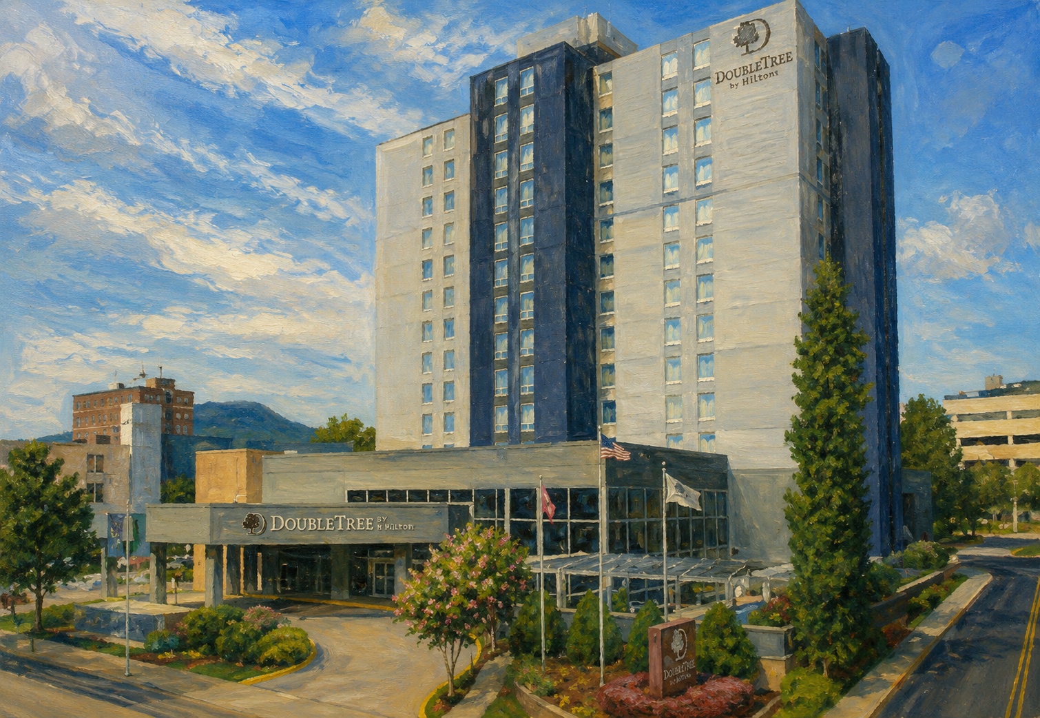 The Hilton Double Tree in Chattanooga and "Hotel"
