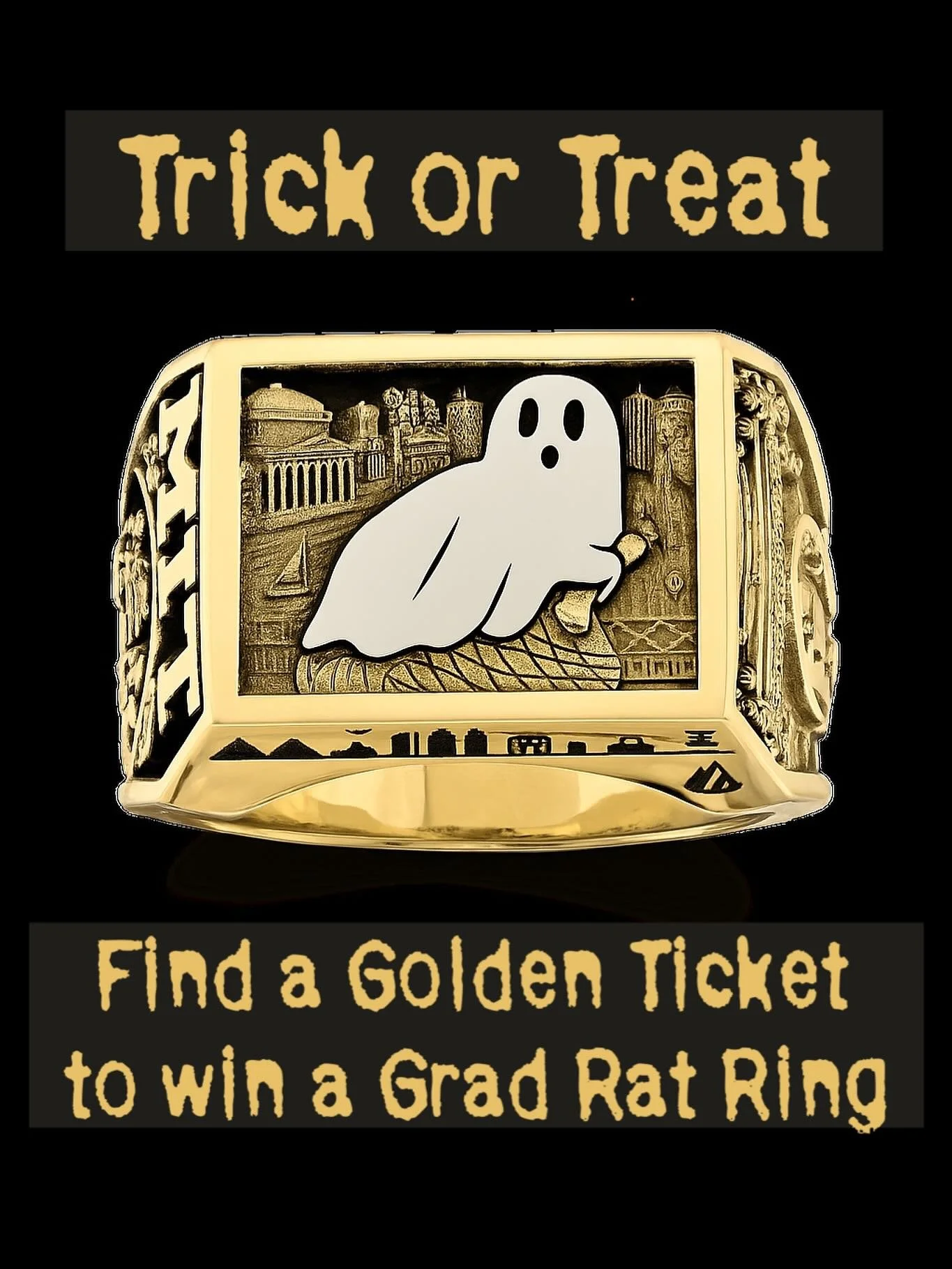 Let the hunt begin! 🔍✨ Golden Tickets are hidden and waiting to be found. If you get one, claim it at our study break at W20-202 from 11:30-3:30