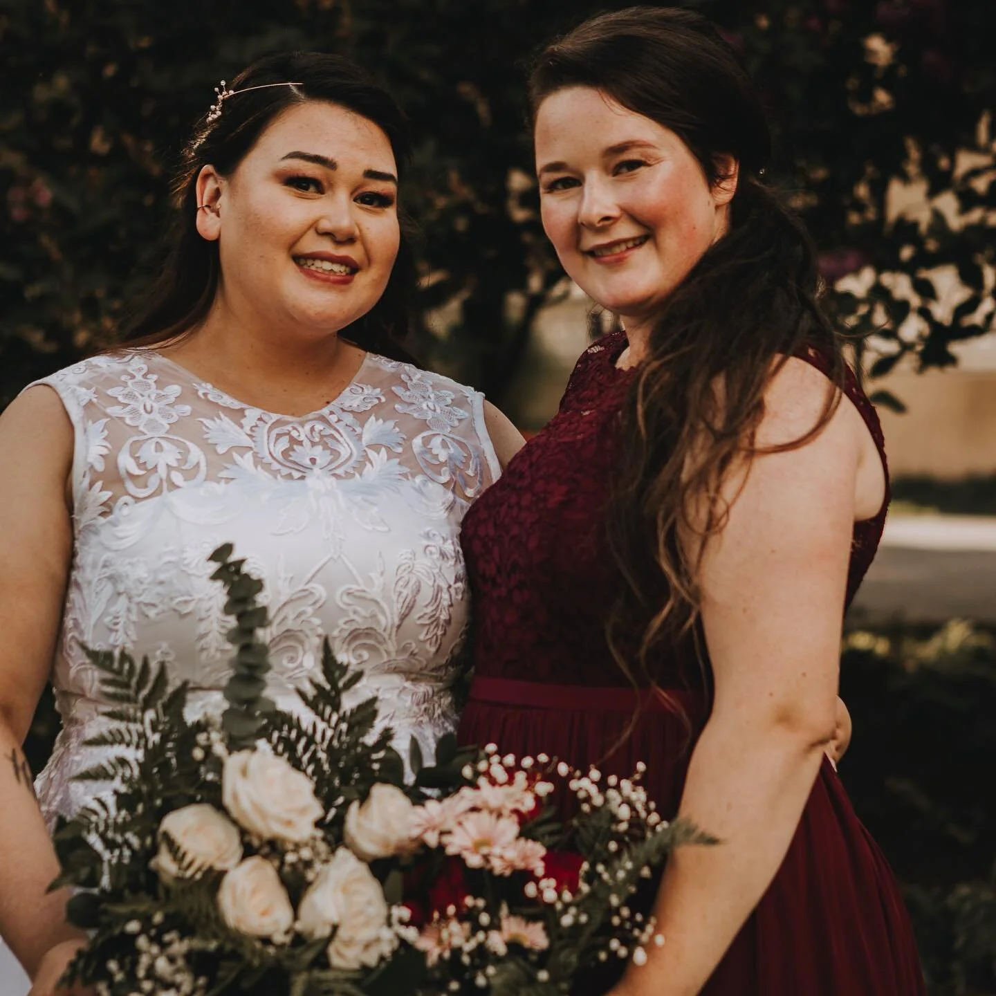 it&rsquo;s the sisterhood for me 🤍 

#yycbride #yycmakeupartist #calgarybridal