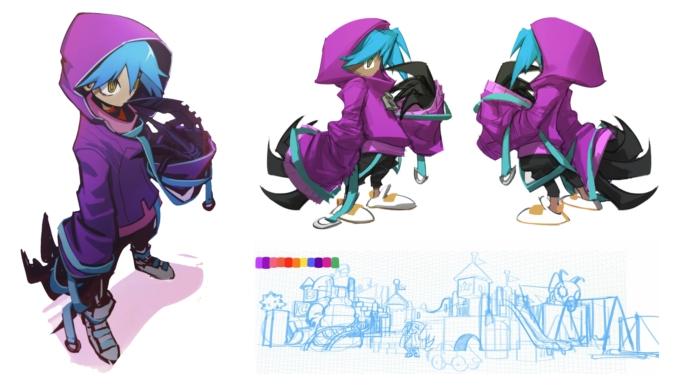 'Dizzy' Original Concept (2014) + Expanded Sheet
