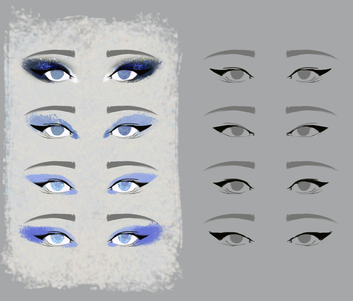 'Yuuki' Eye Shape & Makeup Explorations (2021)
