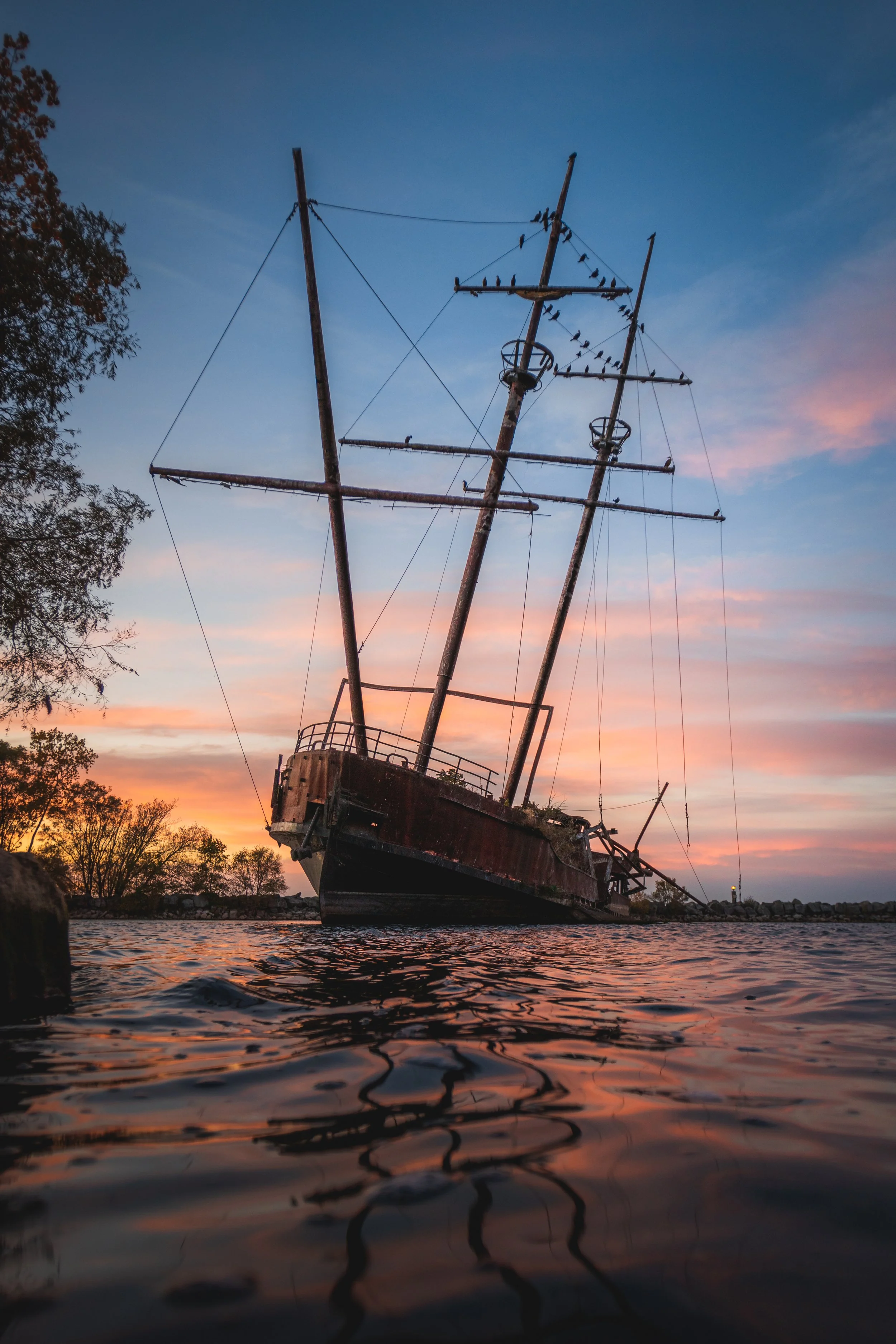 Jordan Harbour Ship Sunset.jpg