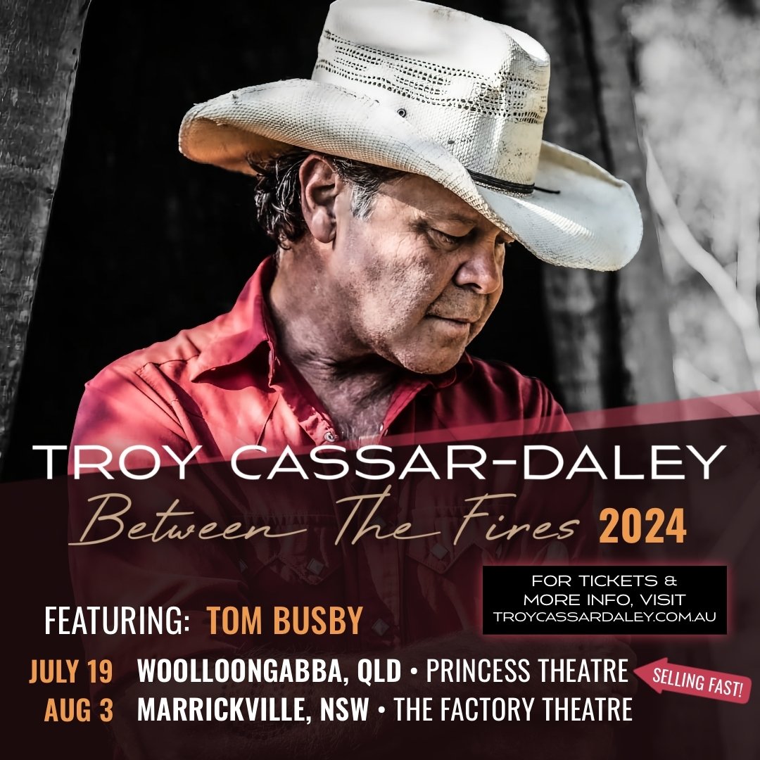 @thomasbuzz will join @troycassardaley on his Between the Fires tour for the Brisbane and Sydney shows.