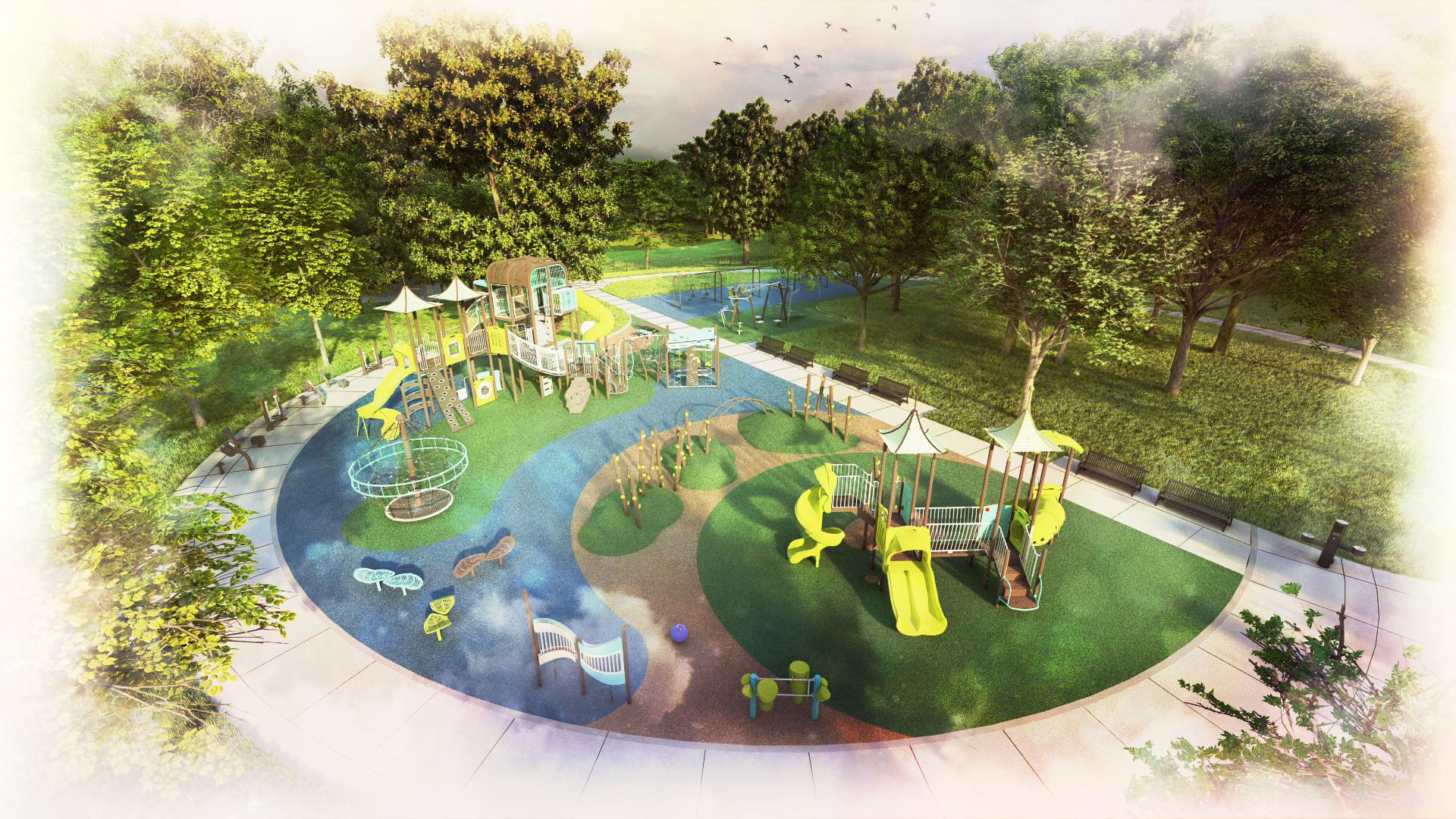 Playground Ribbon Cutting