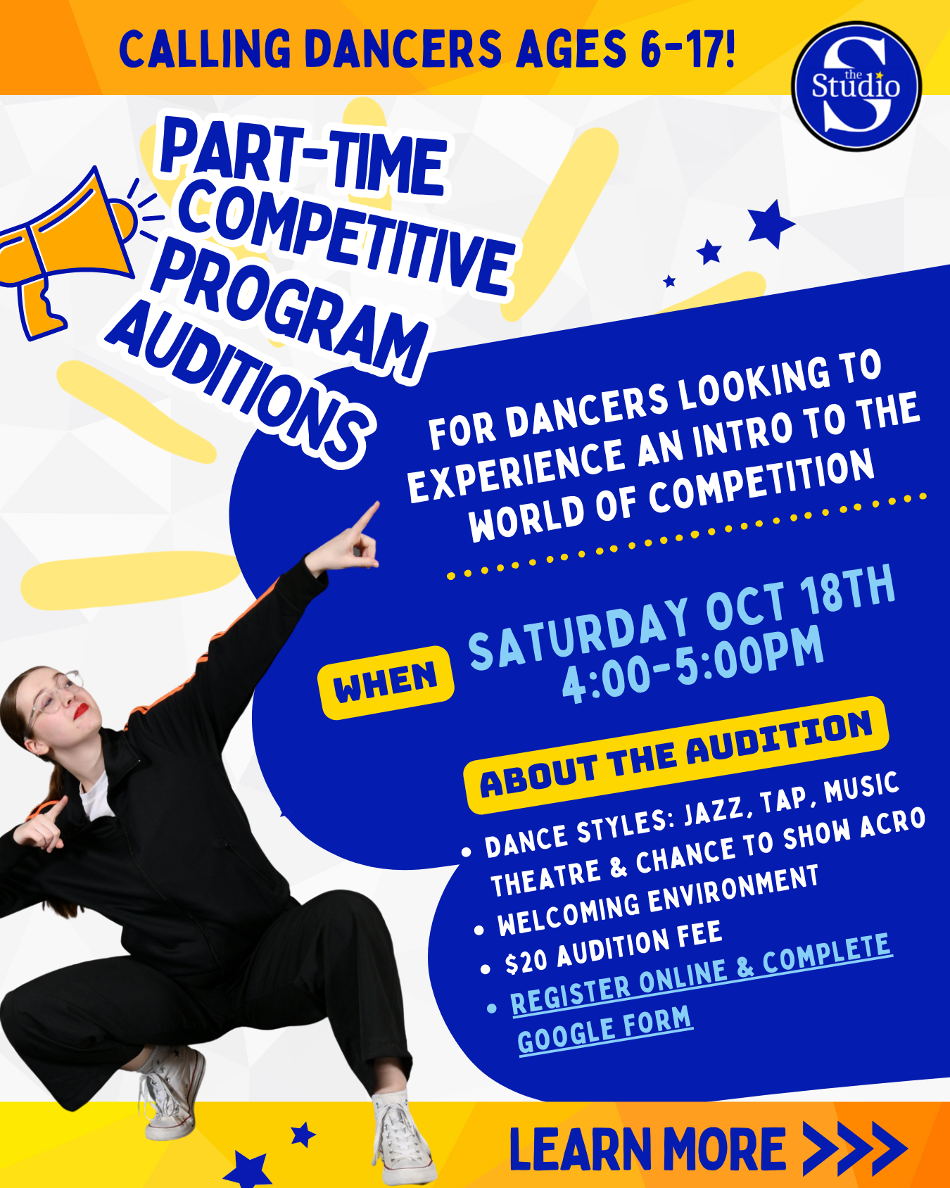Part-Time Competitive Team Auditions