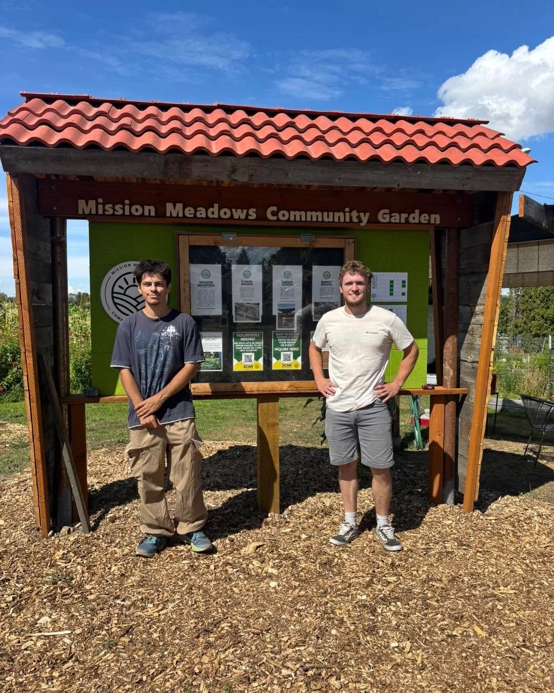Thank you, Cameron and Isiah for the great work at the garden. We appreciate you both and Volunteer Spokane.