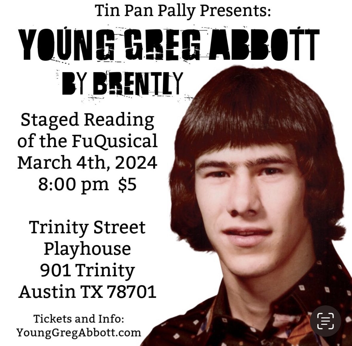Young Greg Abbott Staged Reading