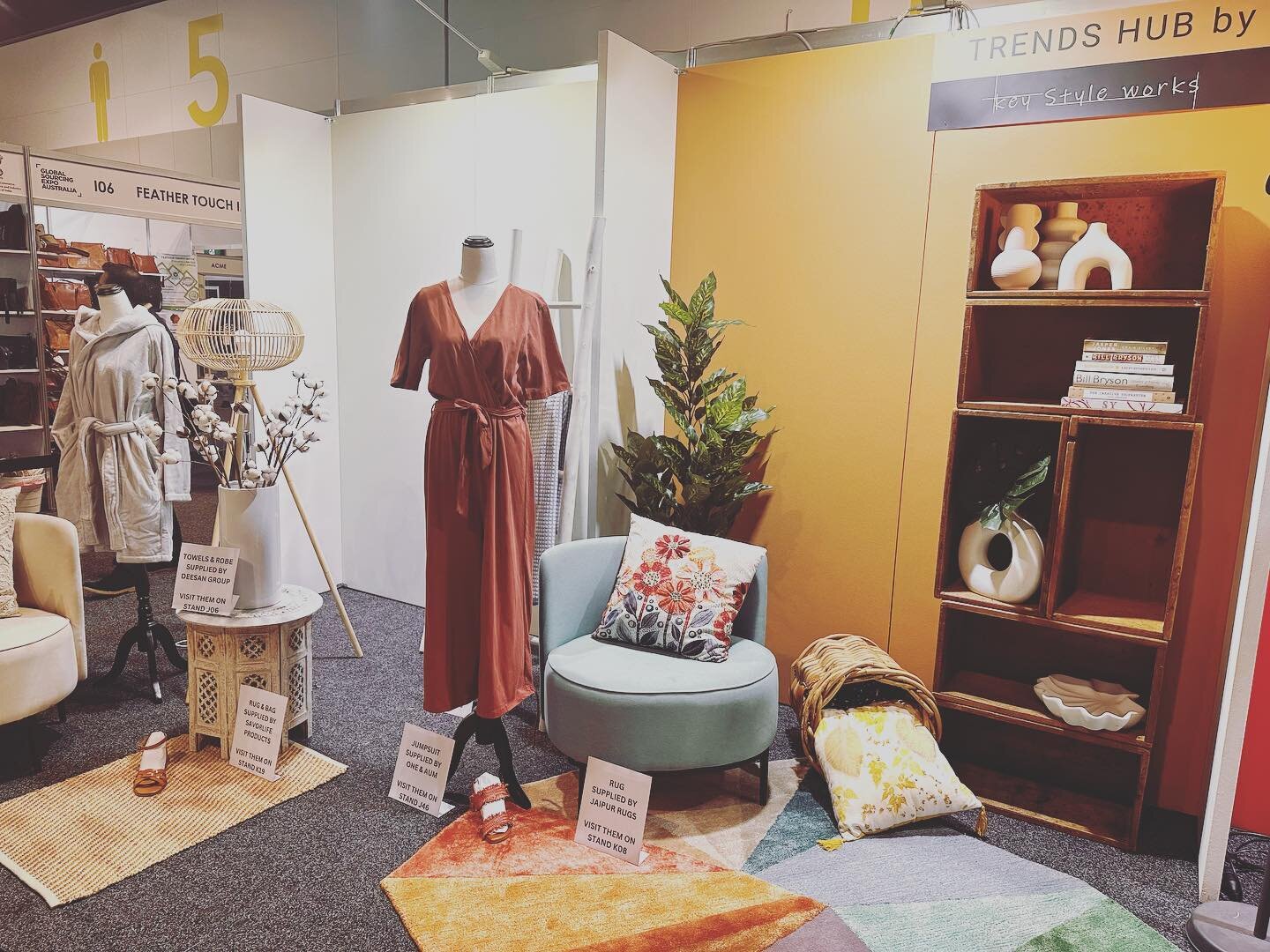 Our pink masala yoga and all-day jumpsuit is having a moment in the spotlight! Featuring at the trends hub at the Global Sourcing Expo 😍

#GlobalSourcingExpoAustralia  #GlobalSourcingExpoSydney #GlobalSourcingSeminars #ApparelAndAccessories #Home #G