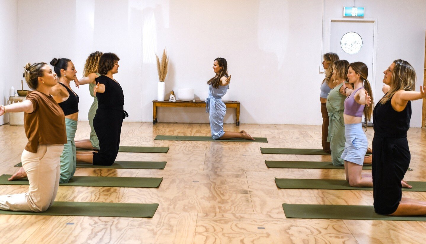 One &amp; Aum is all about honouring every women, wherever their journey is at 🙏⁠
⁠
Kim loves sharing her practice to support her sisters, and creating a space for all men and women to reconnect
⁠
🧡⁠
*⁠
*⁠
*⁠
#yoga #yogaprcatice #sisterhood #commun