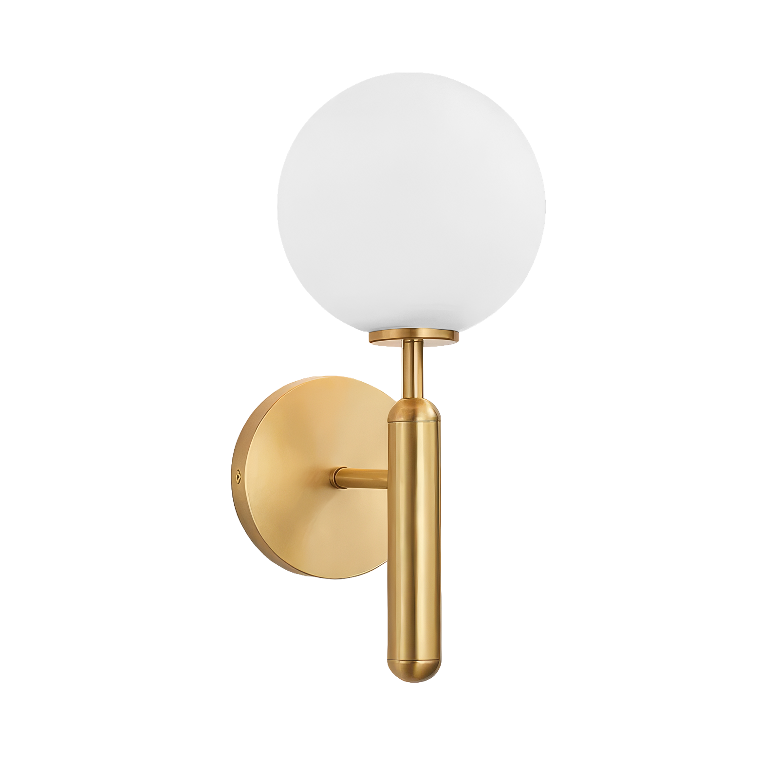 Gold Globe Wall Sconce