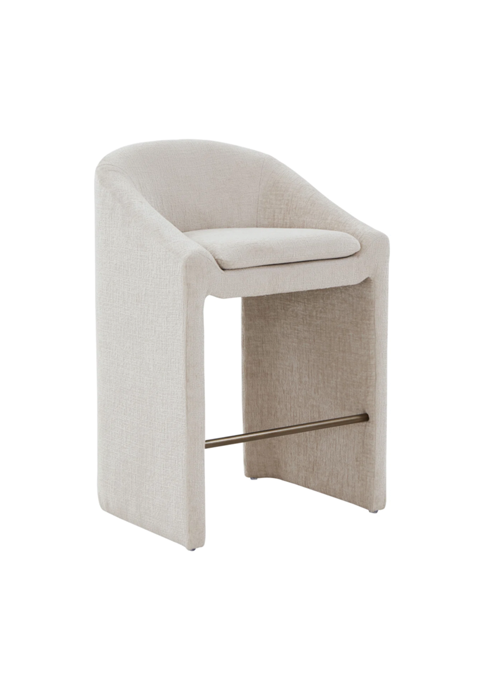 COUTURE CHENILLE COUNTER STOOL