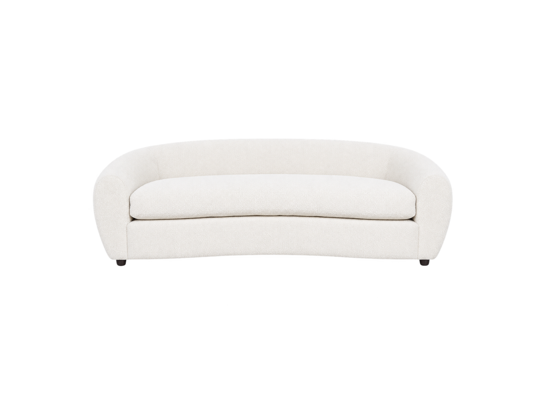 White Modern Rounded Sofa