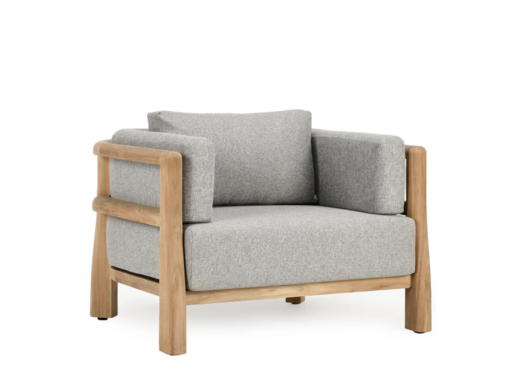 Aston Outdoor Accent Chair Natural/Gray