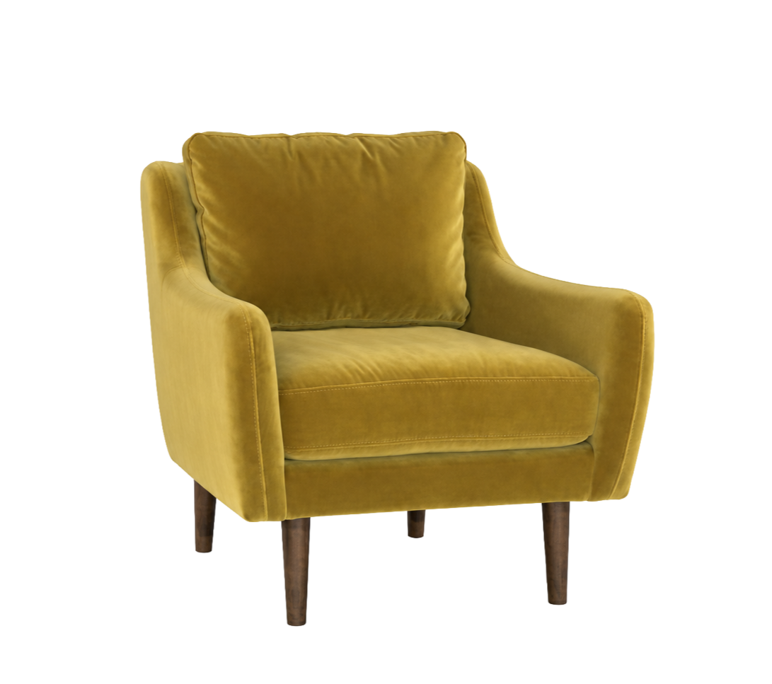Chartreuse Accent Armchair