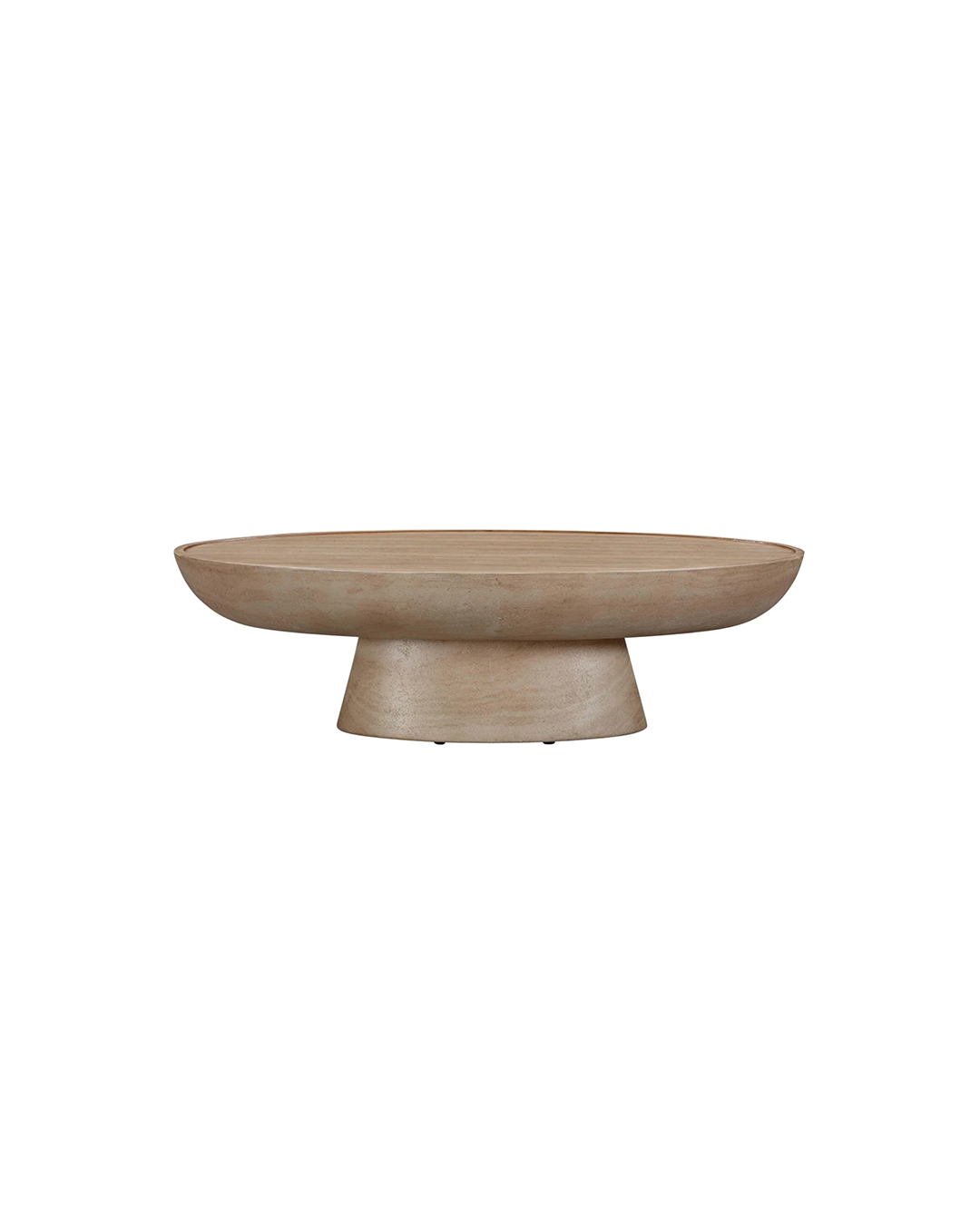 Faux Travertine Outdoor Coffee Table