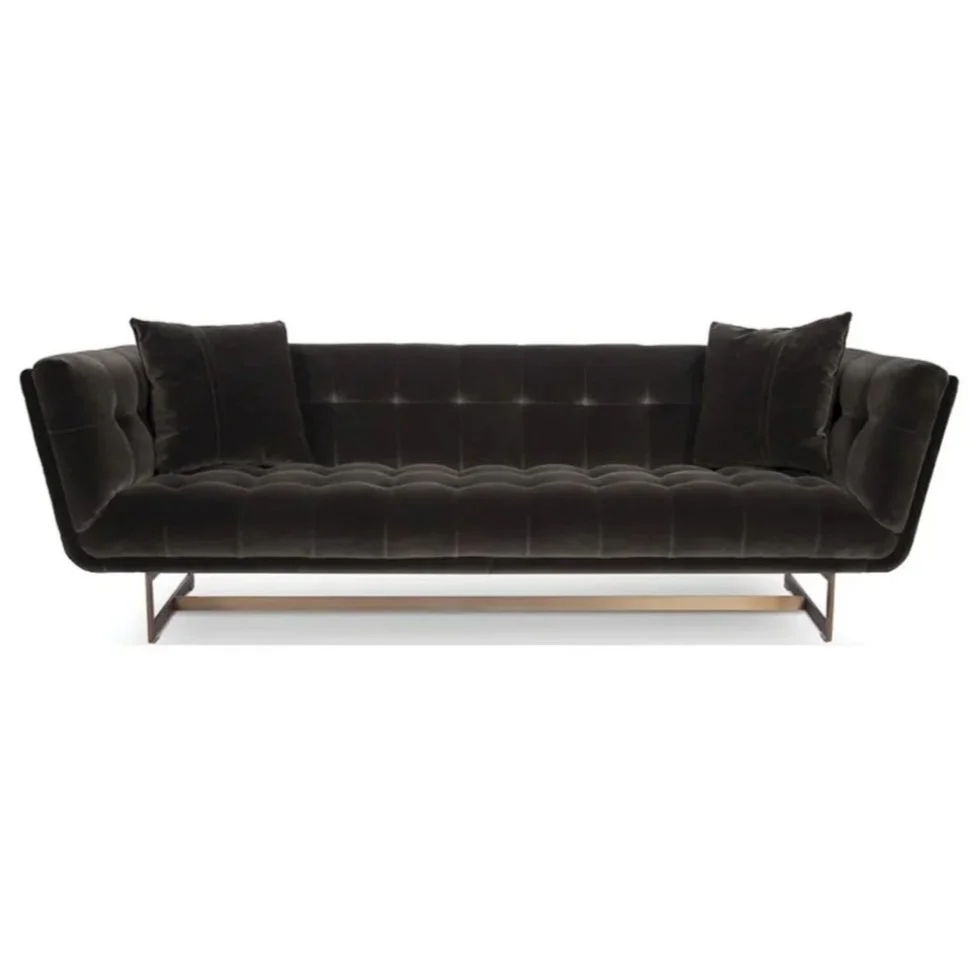Black Velvet Centennial Sofa