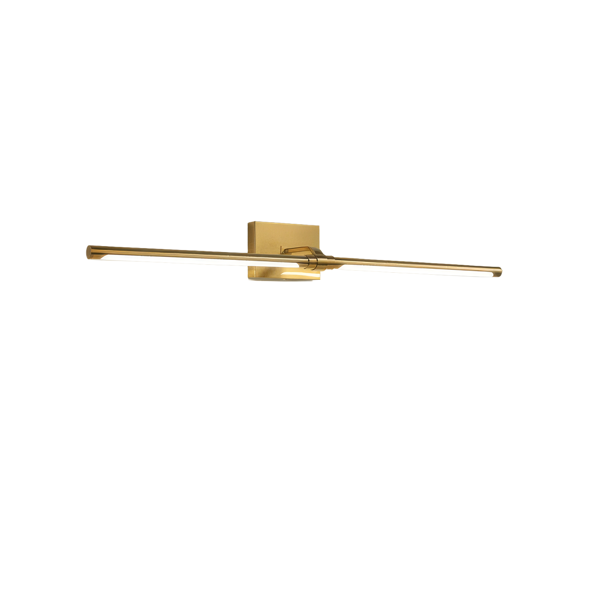 Brushed Gold Dimmable Bath Bar