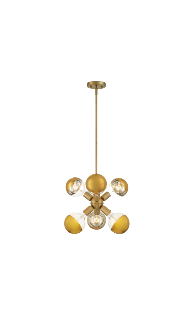 Brushed Gold Chandelier