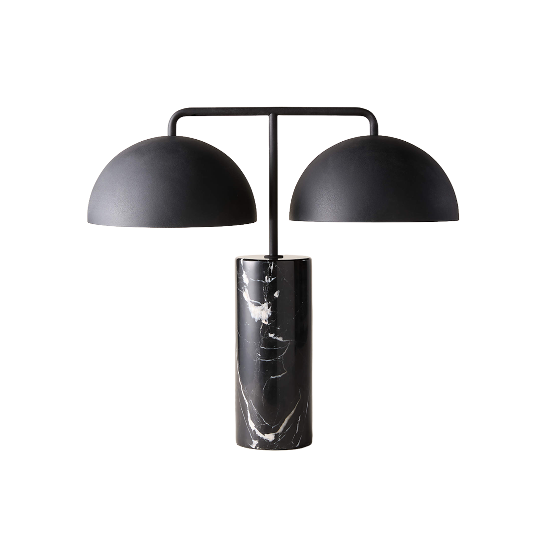 Domes Black Marble Table Lamp