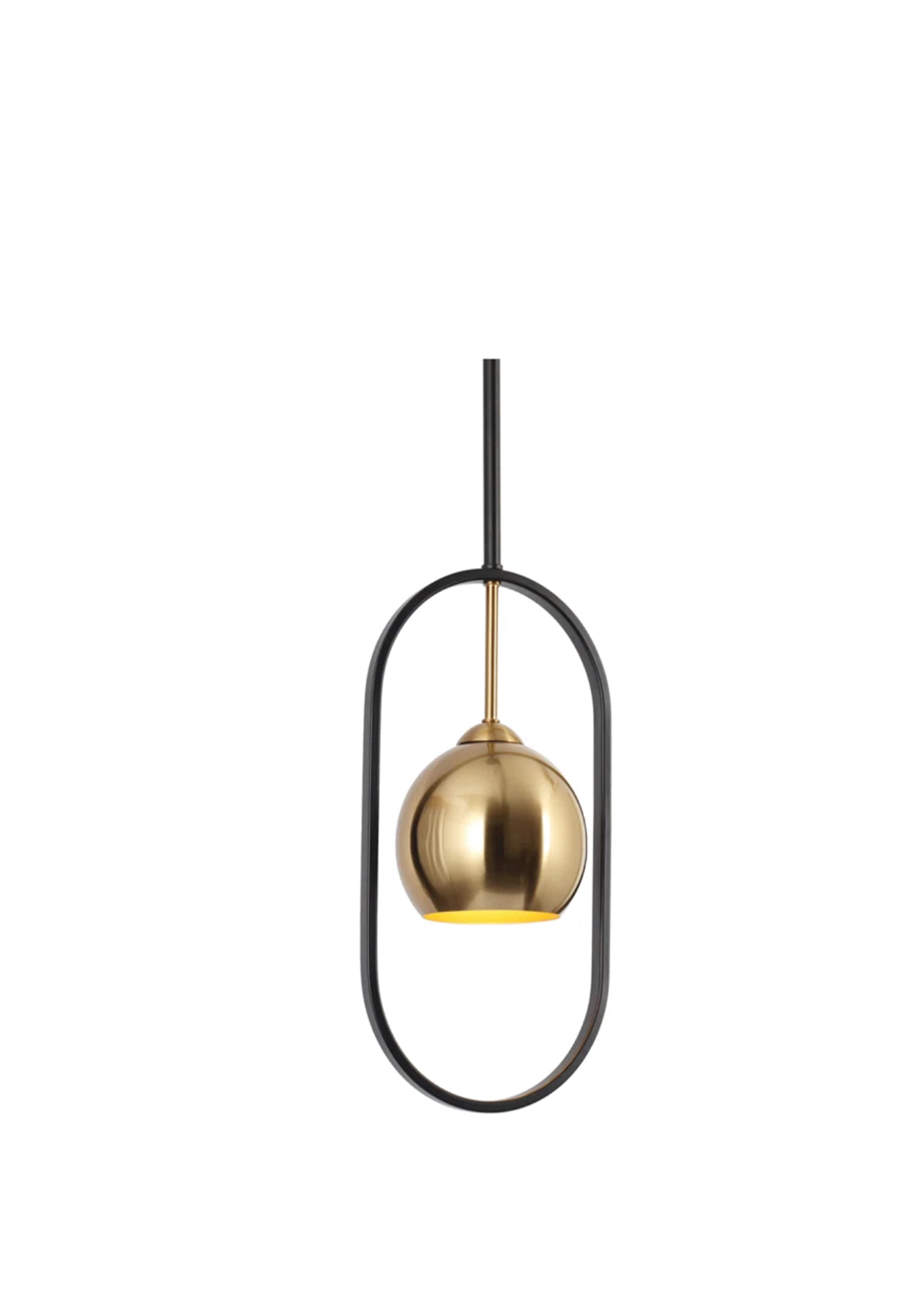 SMALL GLOBE BRASS PENDANT