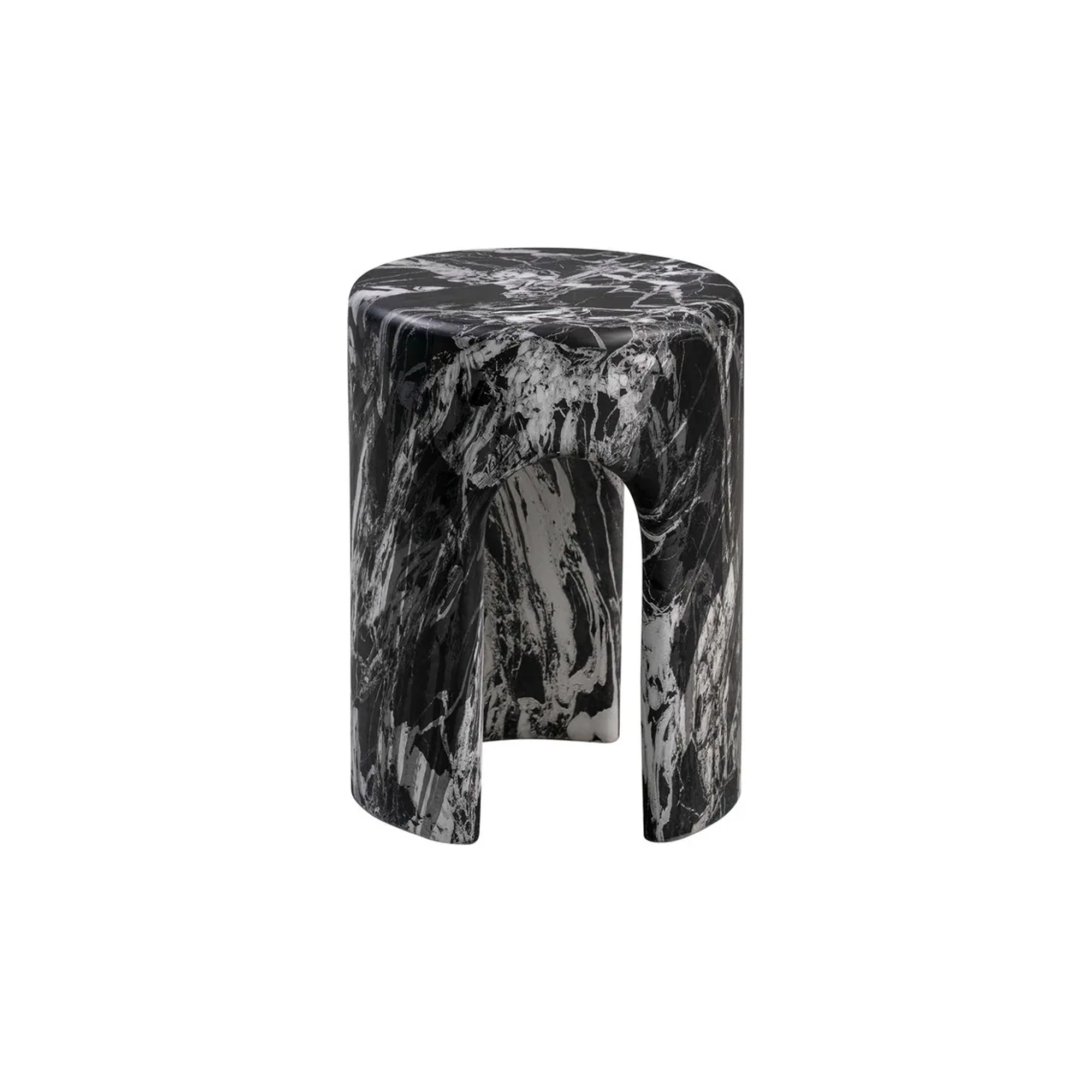 Tri-Leg Marble Side Table