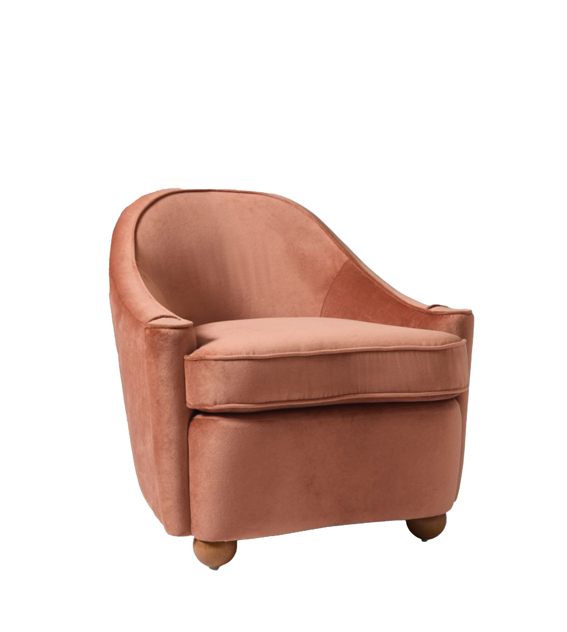 Curved Slipper Chair