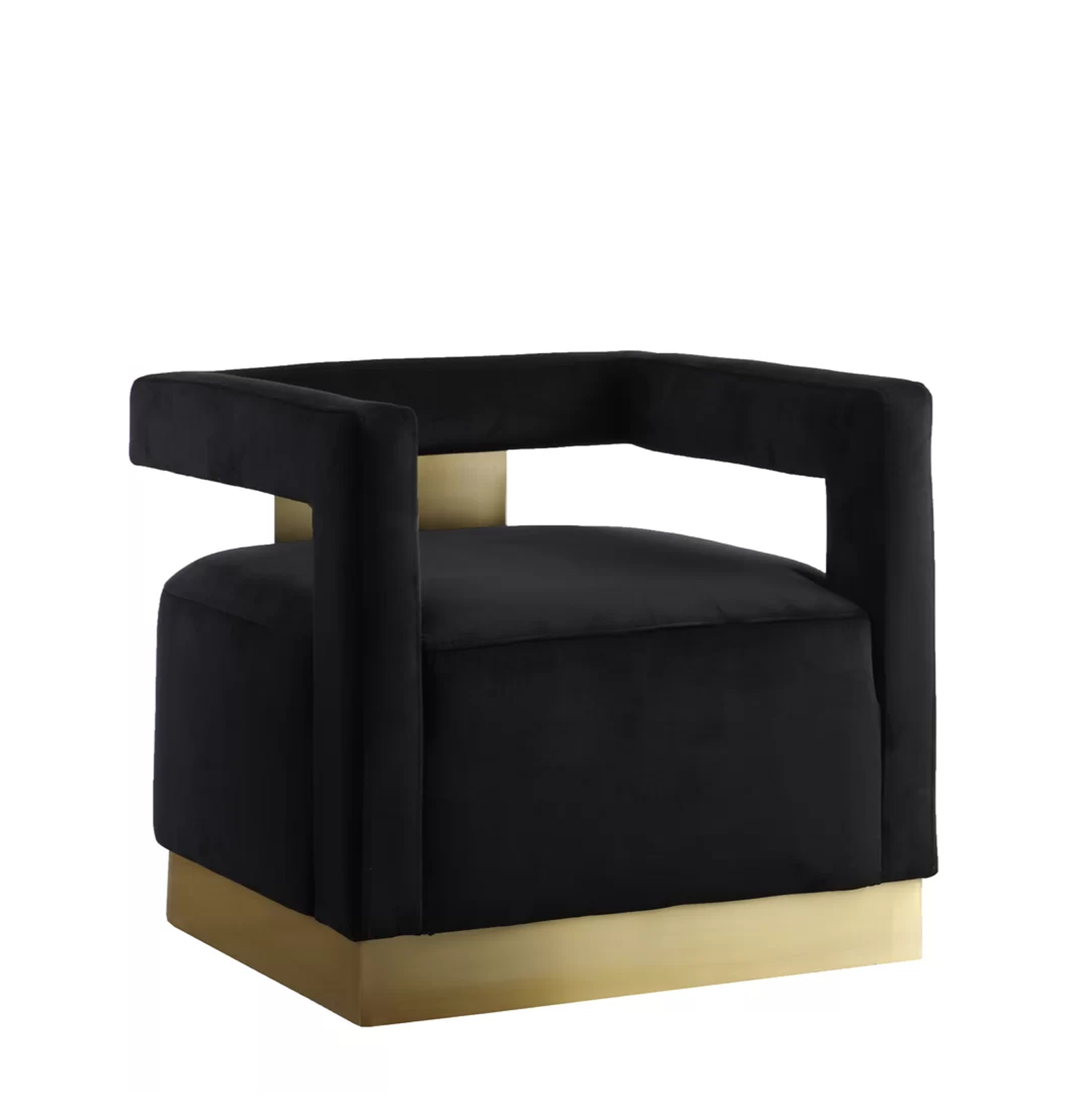Black and Gold Armchair
