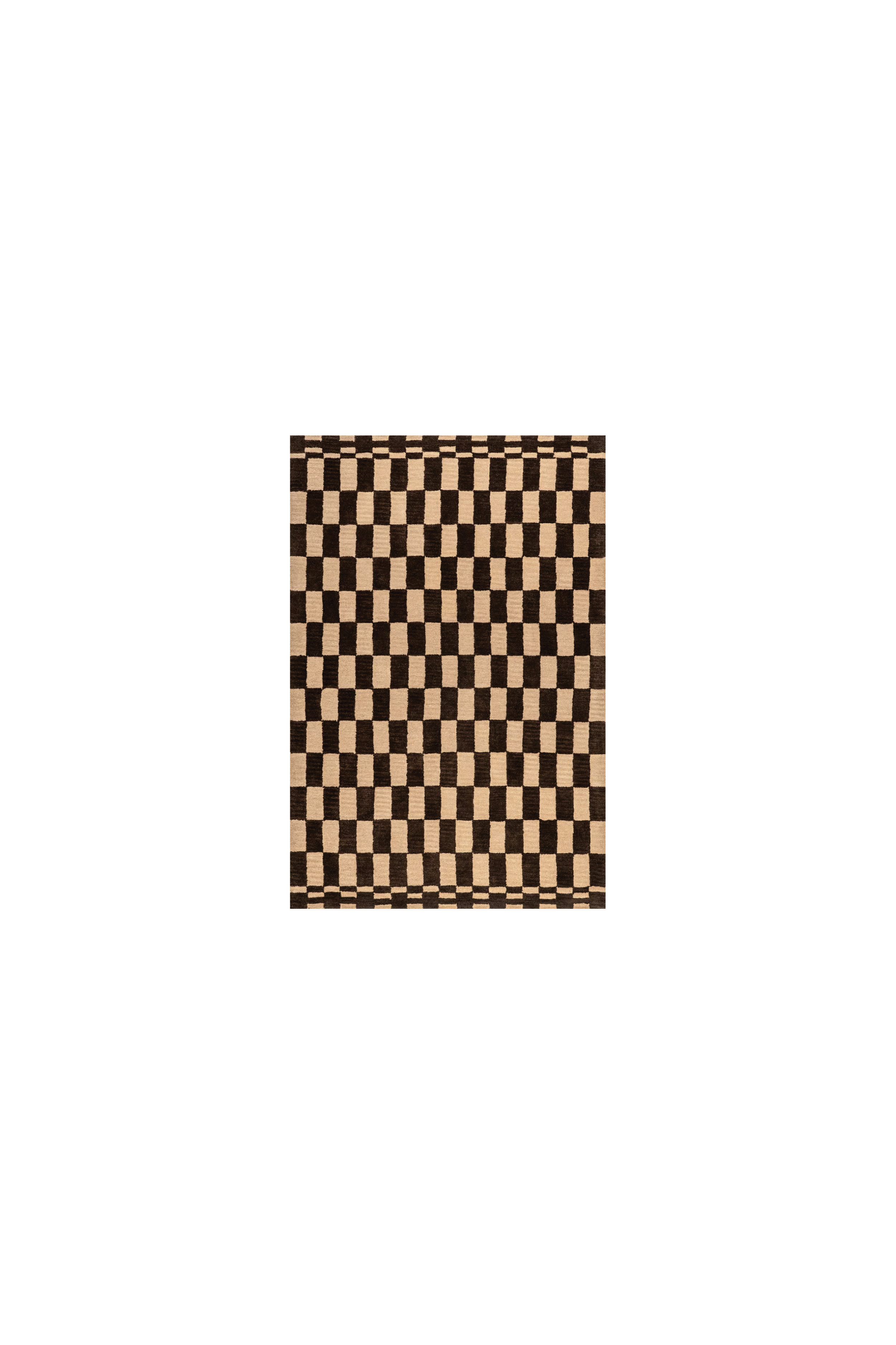 Checkboard Wool Rug