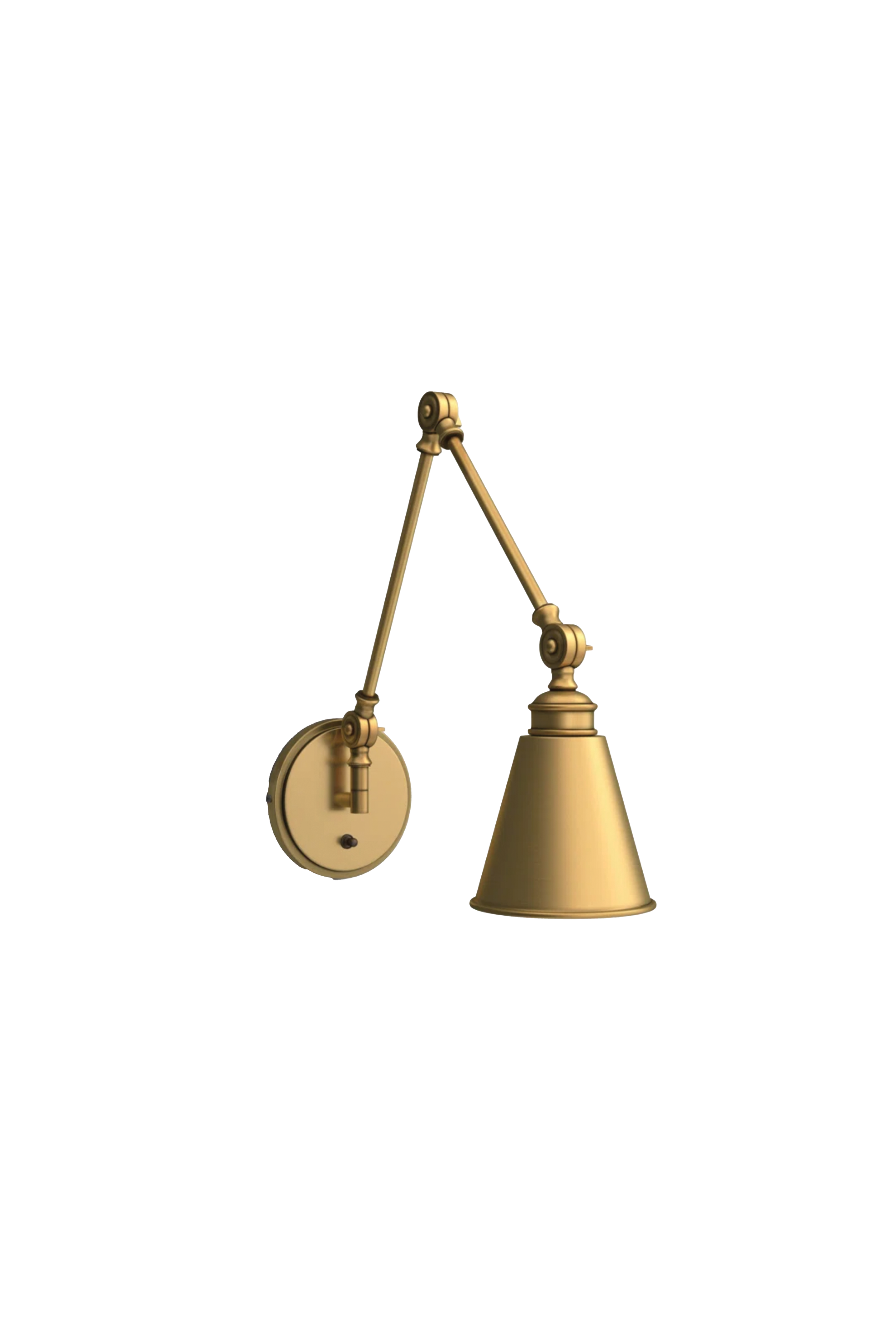 Stainless Steel Swing Arm Sconce