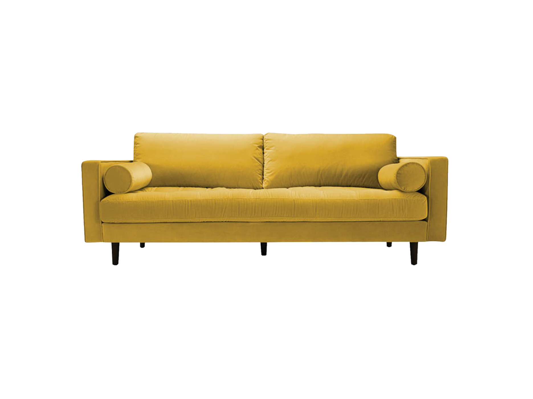 Gold Plush Sofa