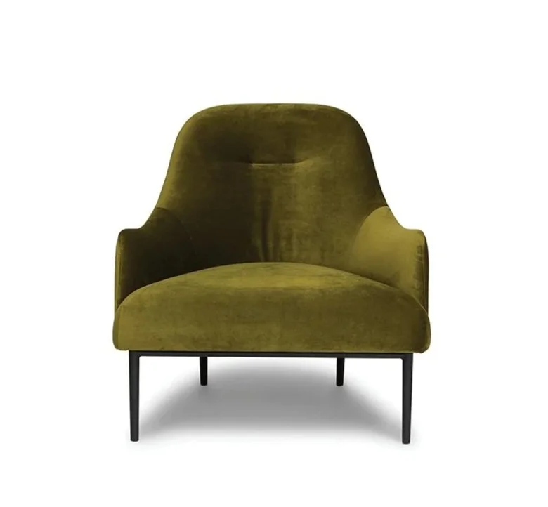 Olive Green Lounge Armchair