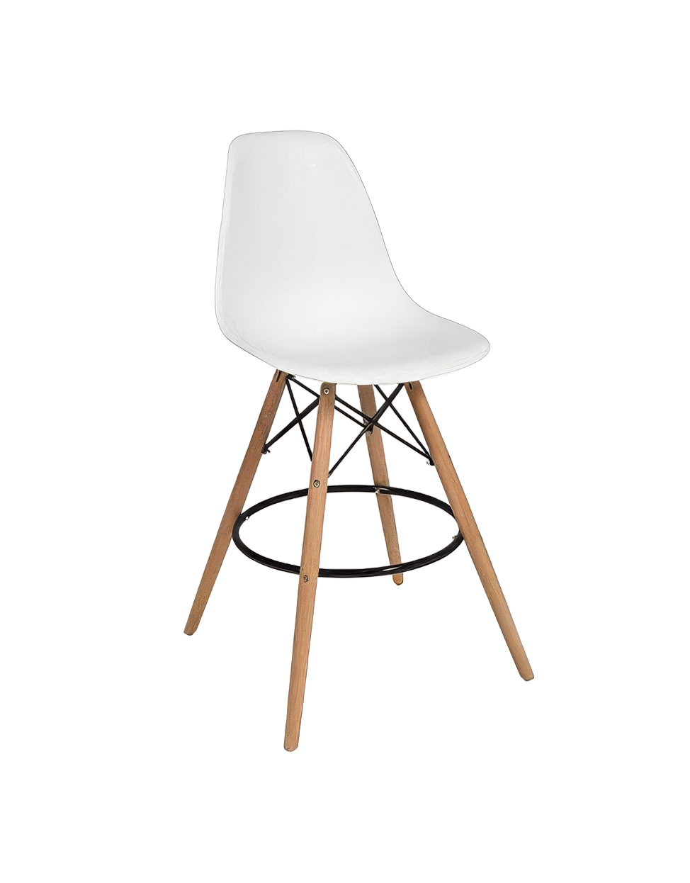 Eames White Barstool